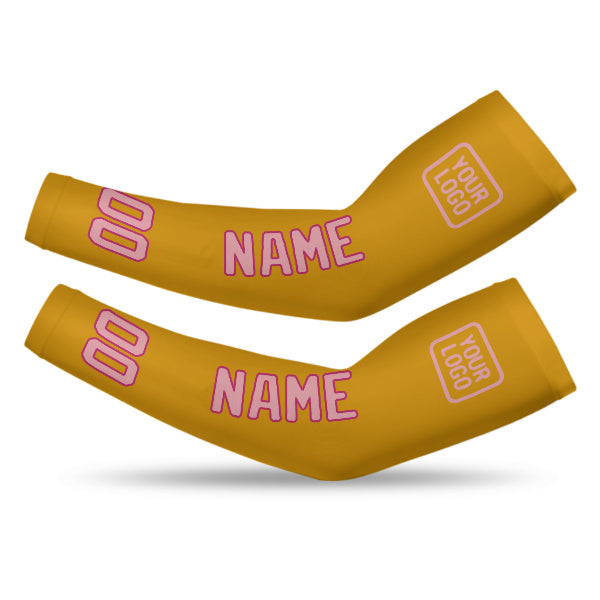 Custom Yellow Light Pink Arm Sleeve
