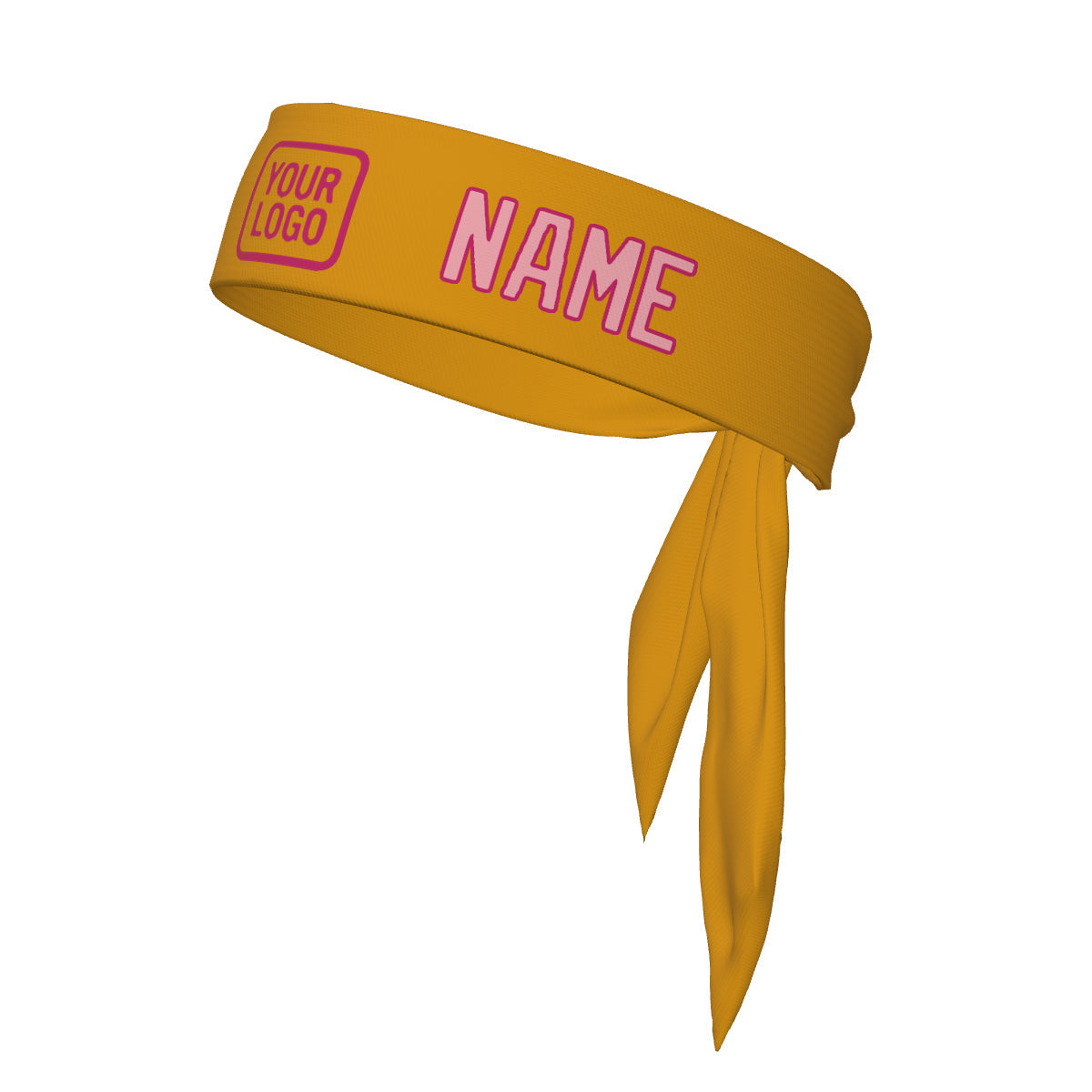 Custom Yellow Light Pink Headband