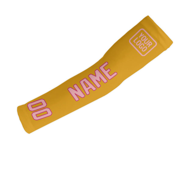 Custom Yellow Light Pink Arm Sleeve