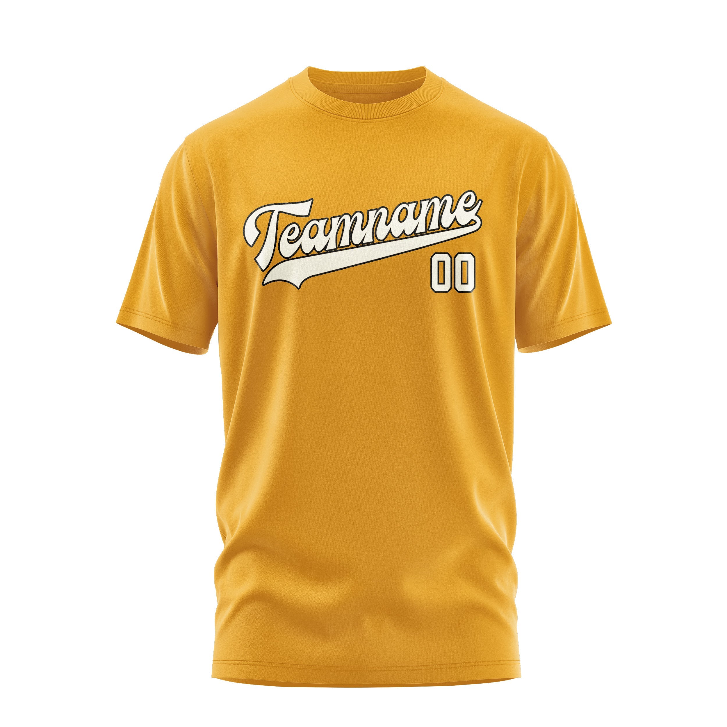 Custom Yellow Cream T-Shirt
