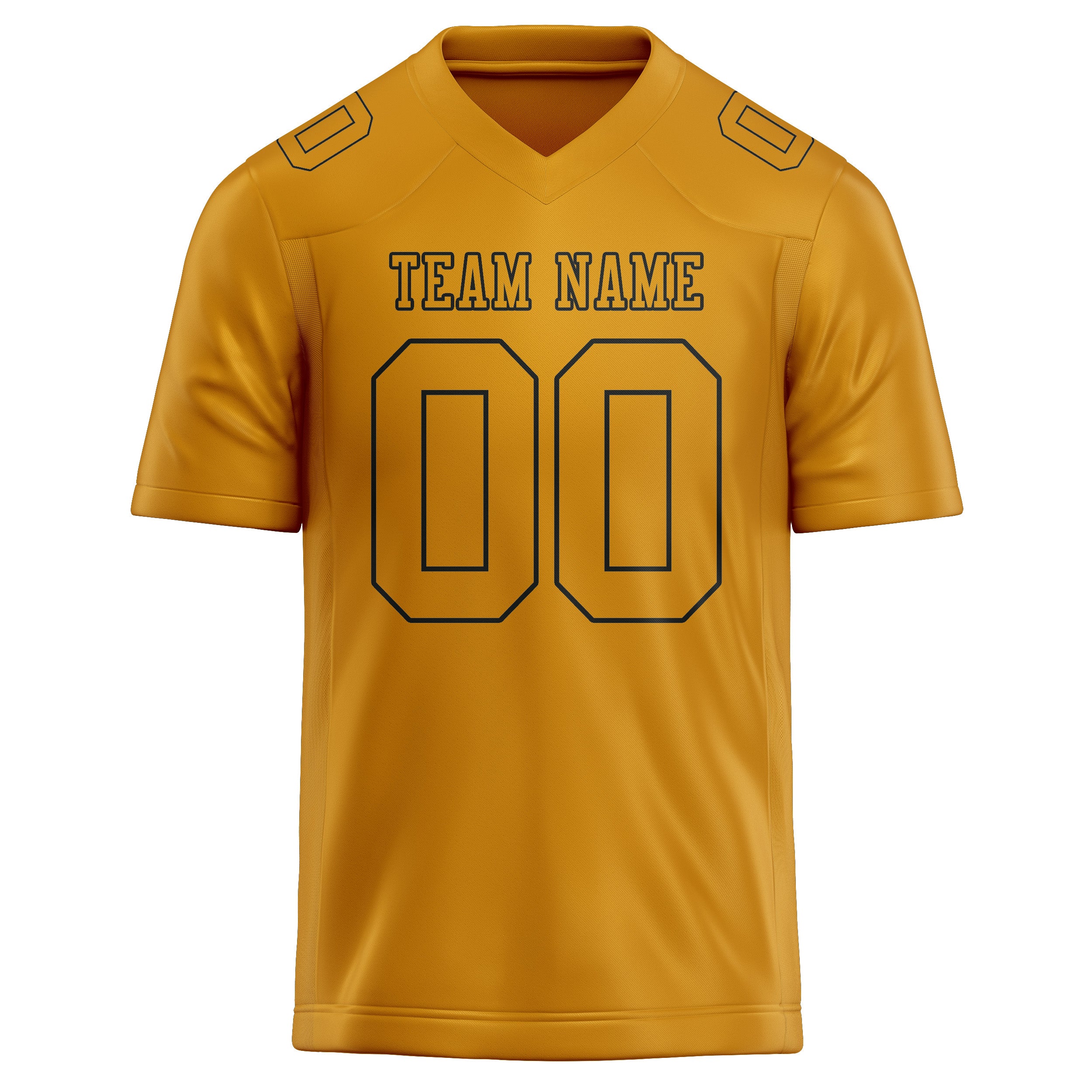 Custom Yellow Yellow Football Jersey