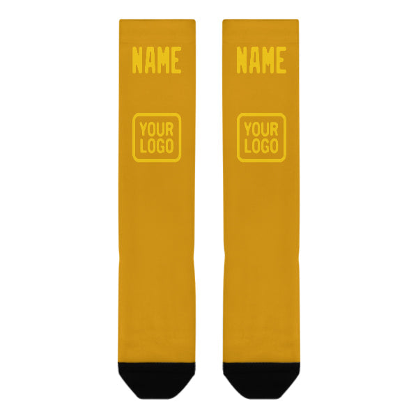 Custom Yellow Gold Knee-High Sock