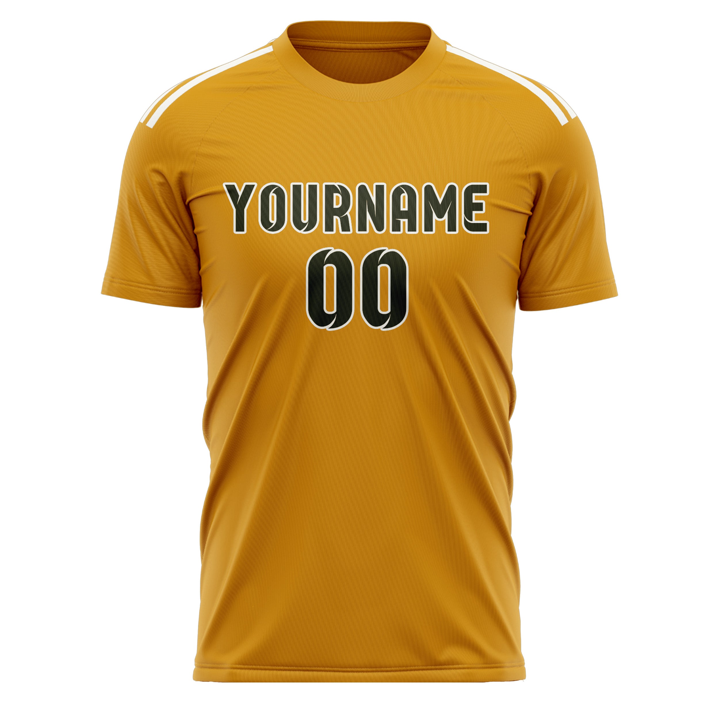Custom Yellow Olive Soccer Jersey