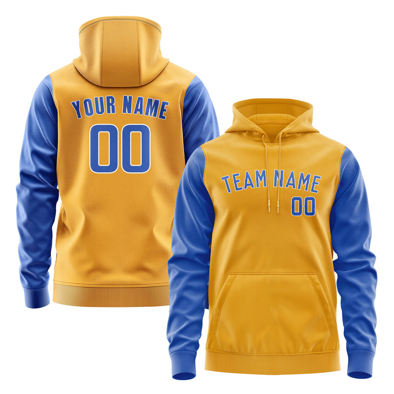 Custom Yellow Sky Blue Hoodie 1919090919B31809