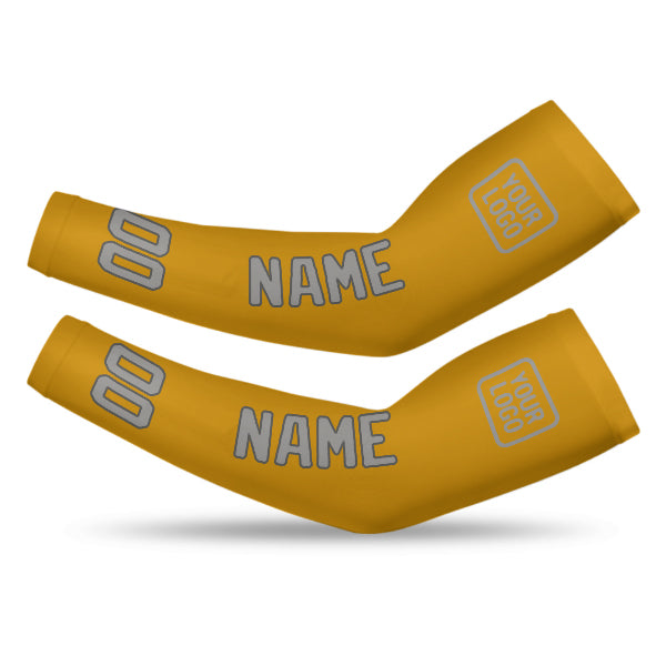 Custom Yellow Gray Arm Sleeve