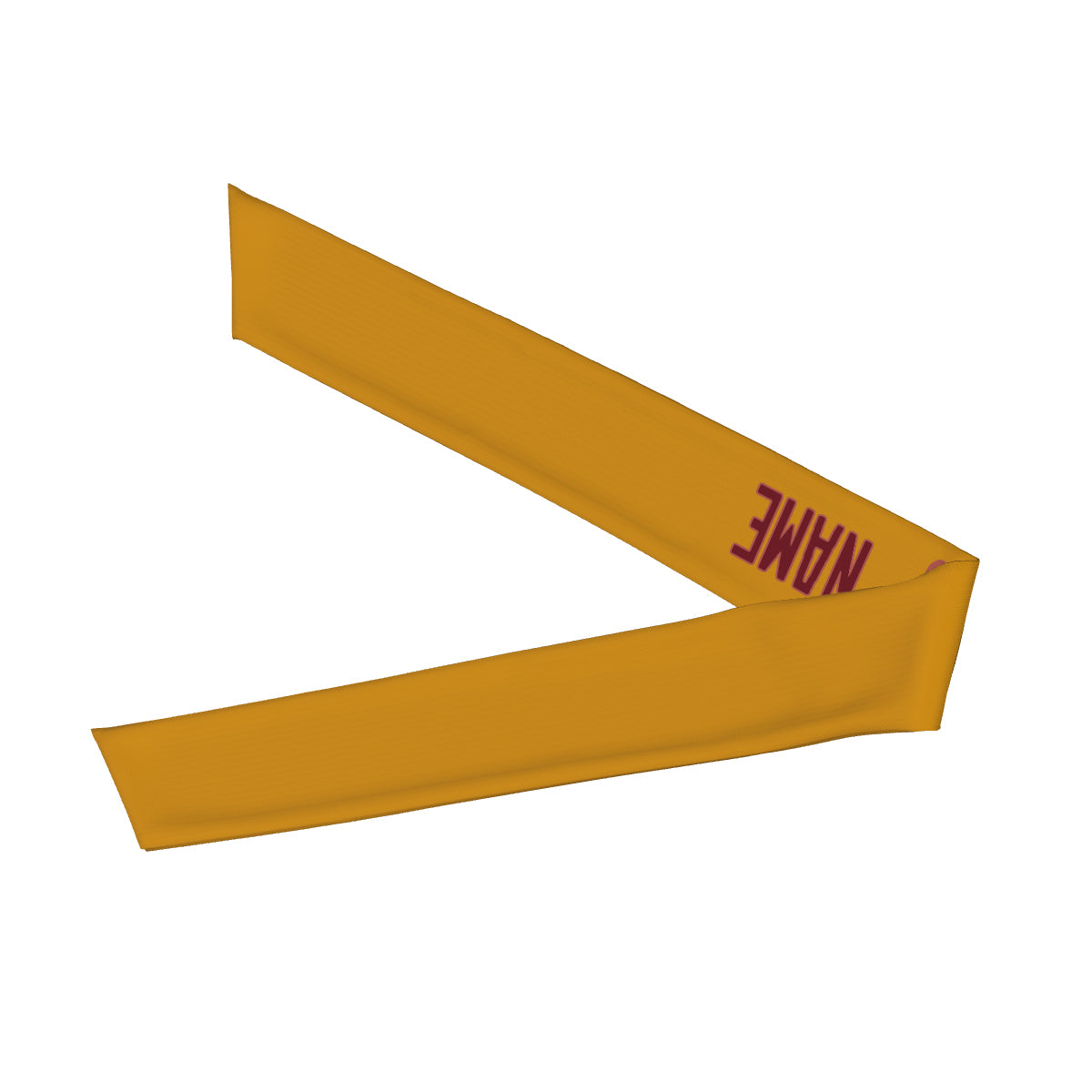 Custom Yellow Crimson Red Headband