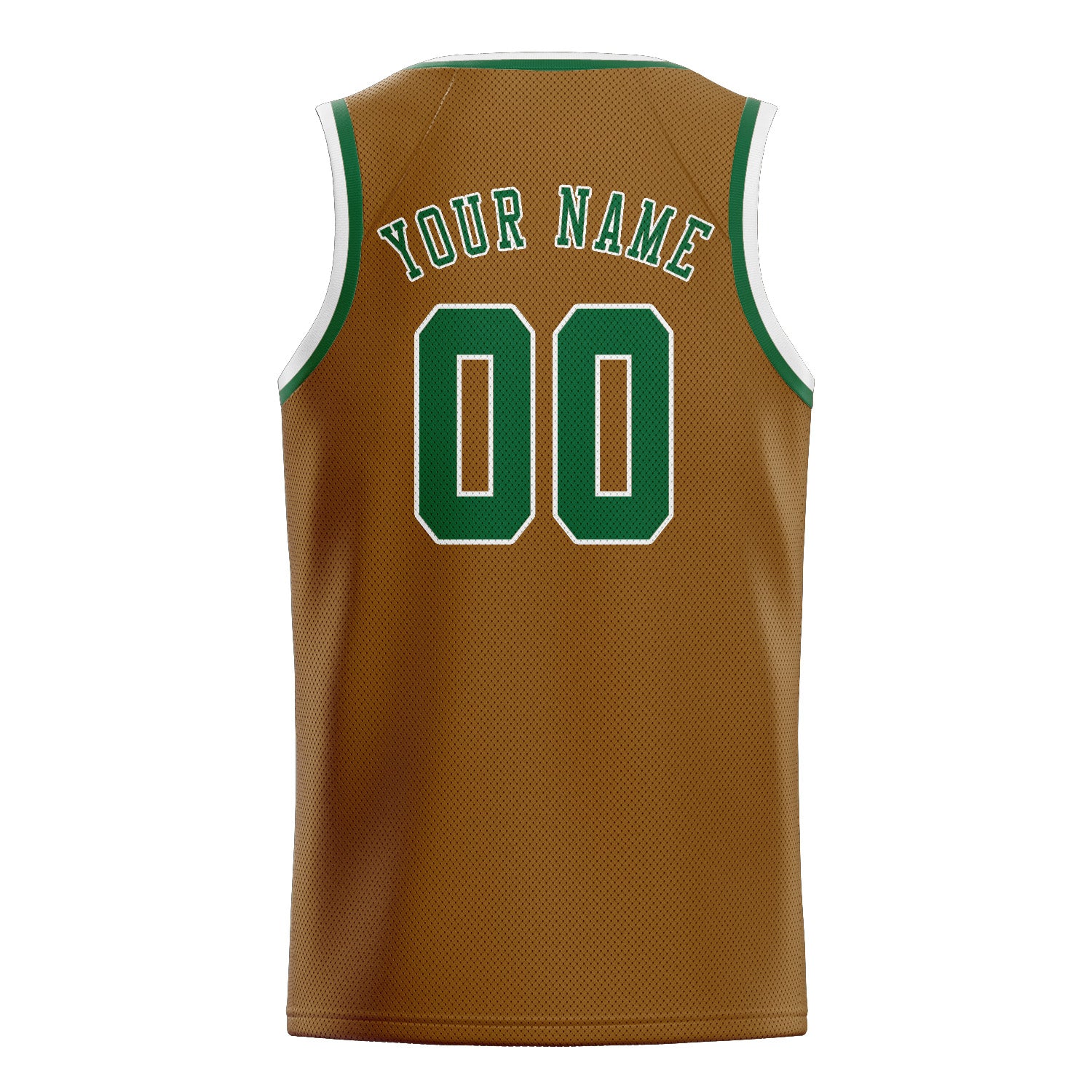 Custom Khaki Green Basketball Jersey