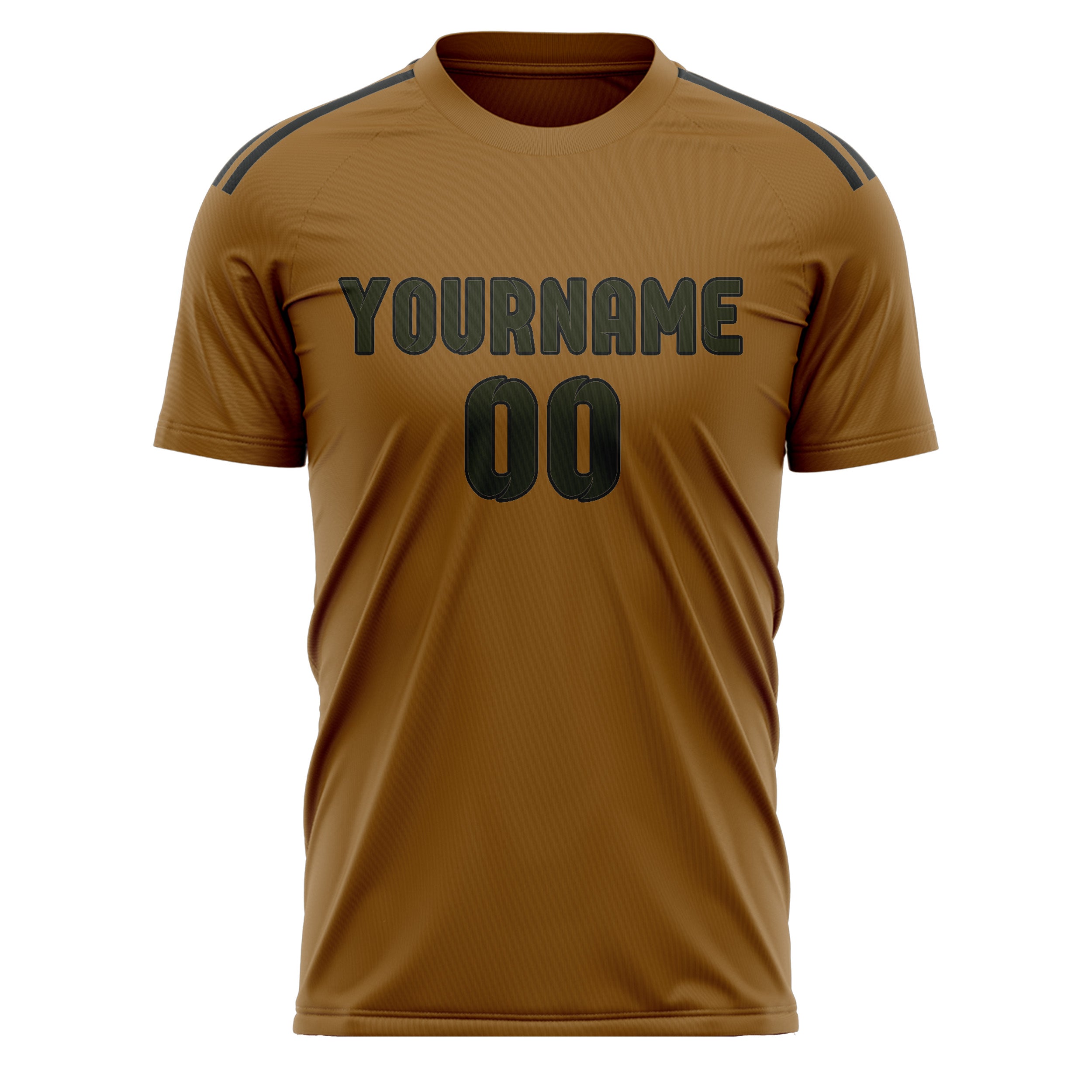 Custom Khaki Olive Soccer Jersey