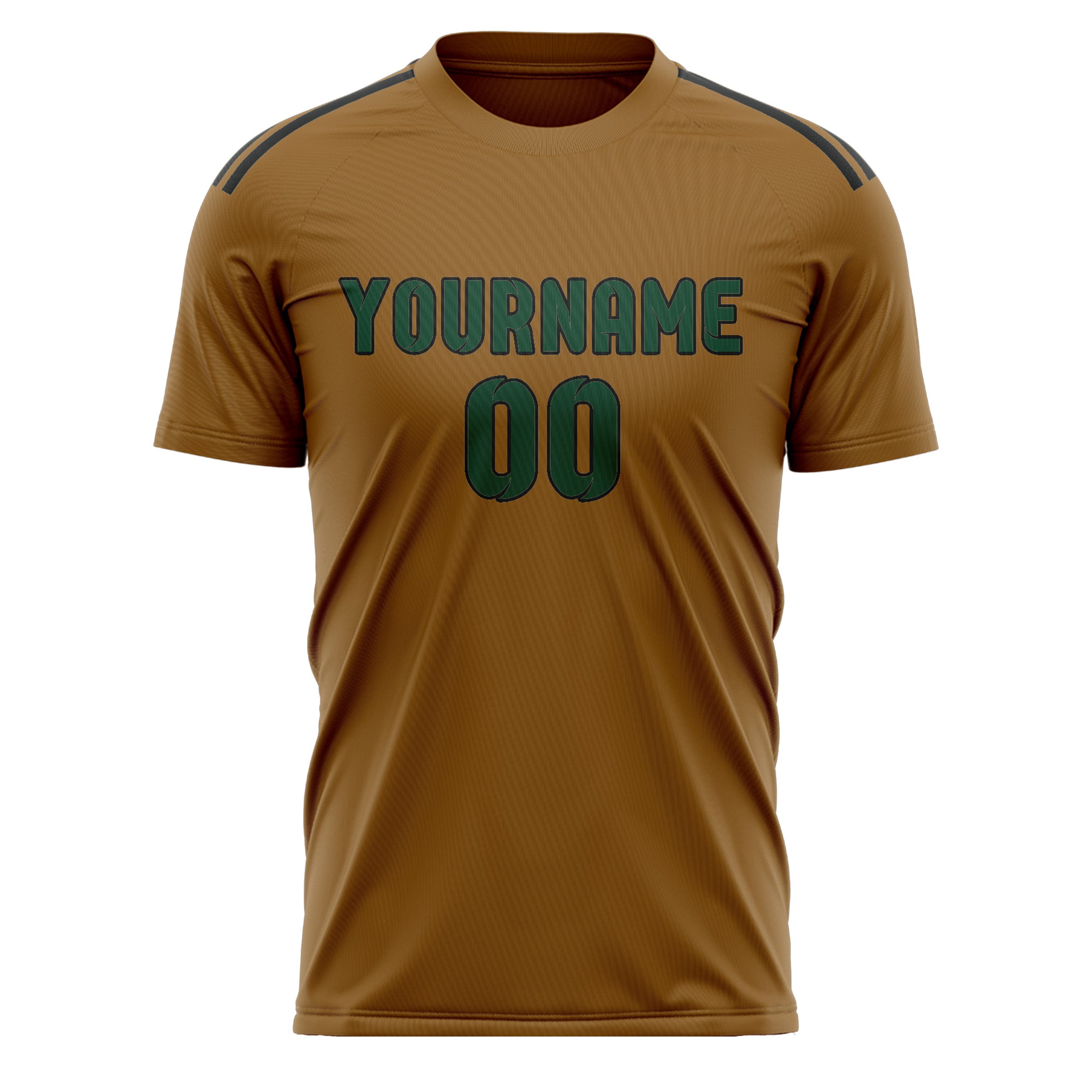 Custom Khaki Green Soccer Jersey