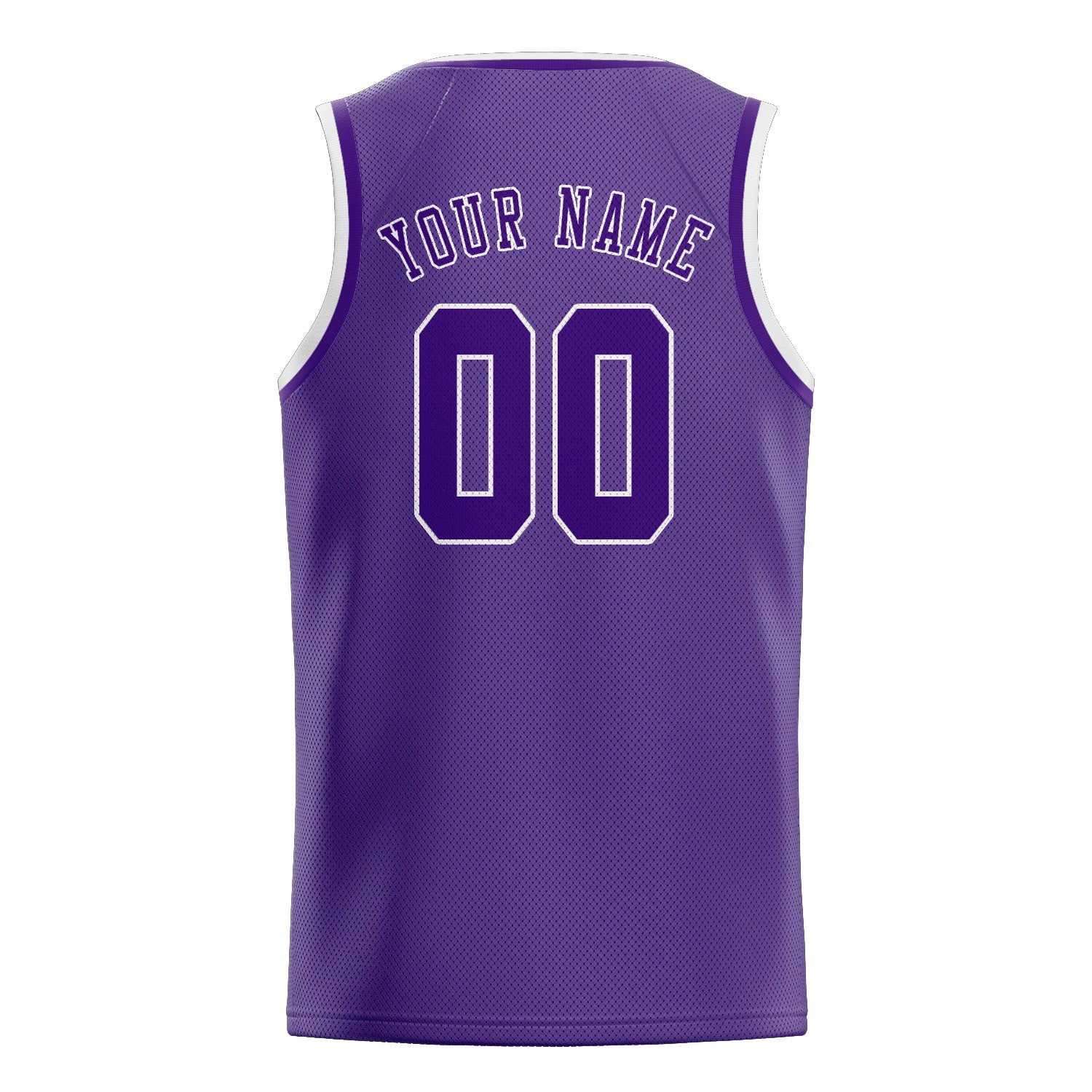 Custom Light Purple Purple Basketball Jersey