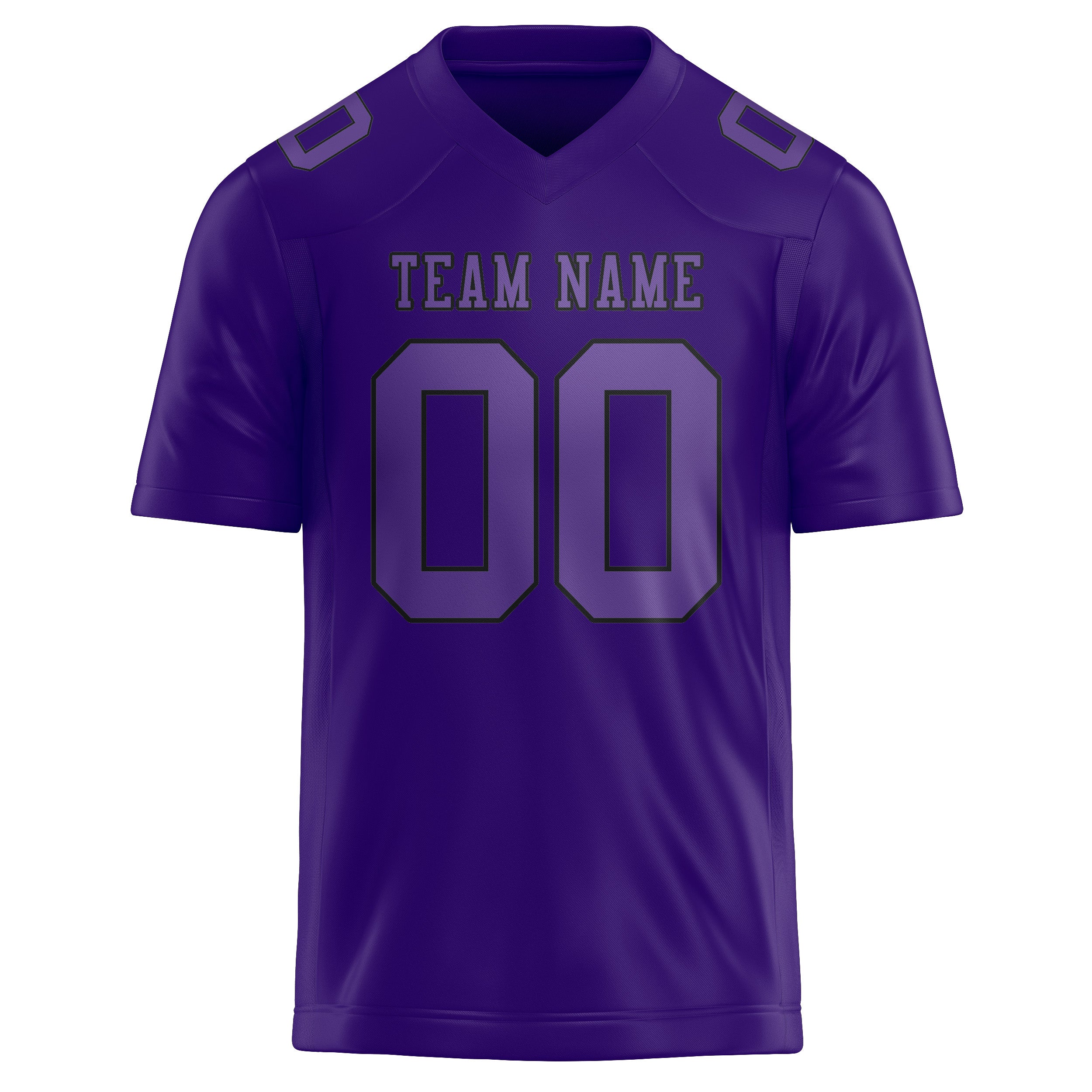 Custom Light Purple Light Purple Football Jersey