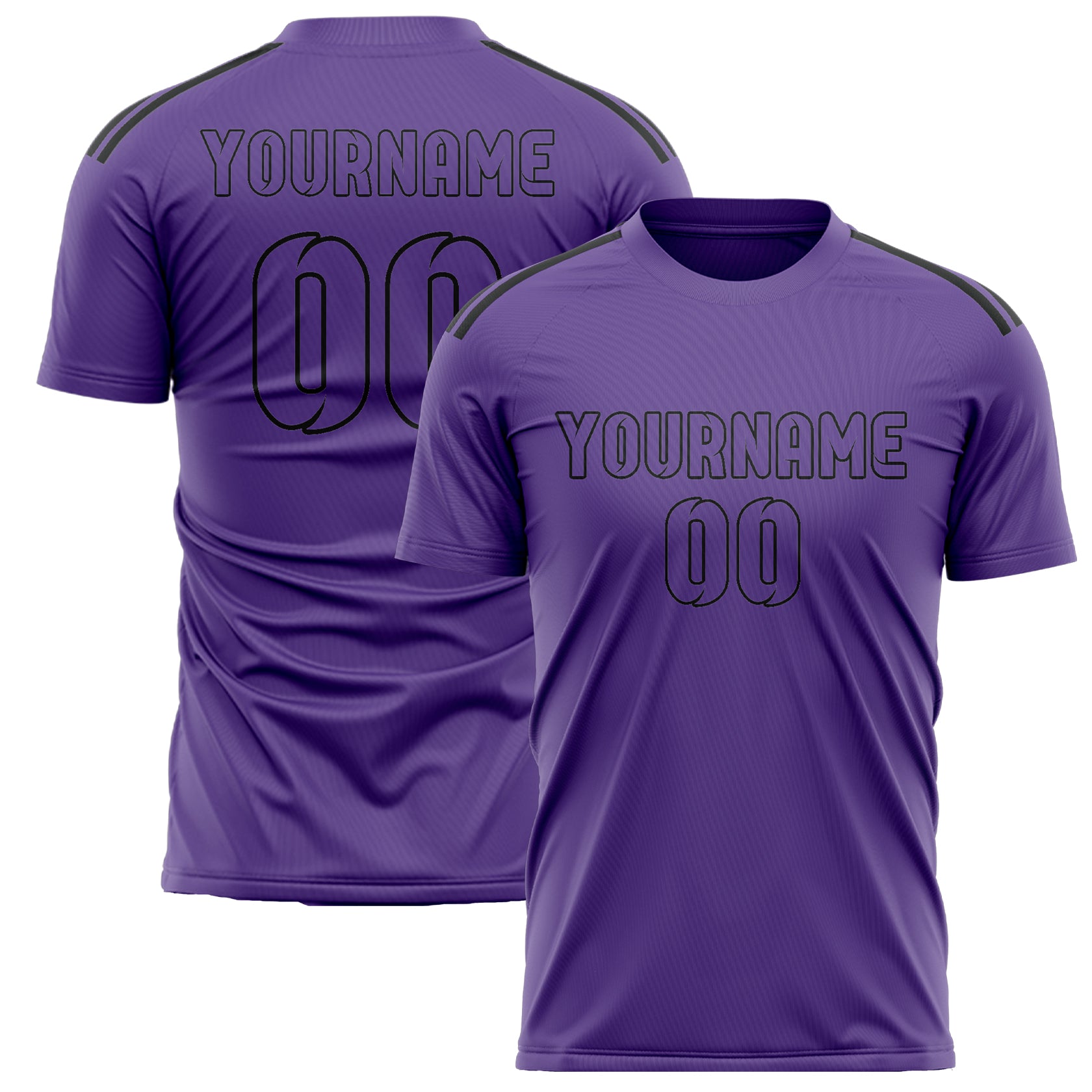 Custom Light Purple Light Purple Soccer Jersey