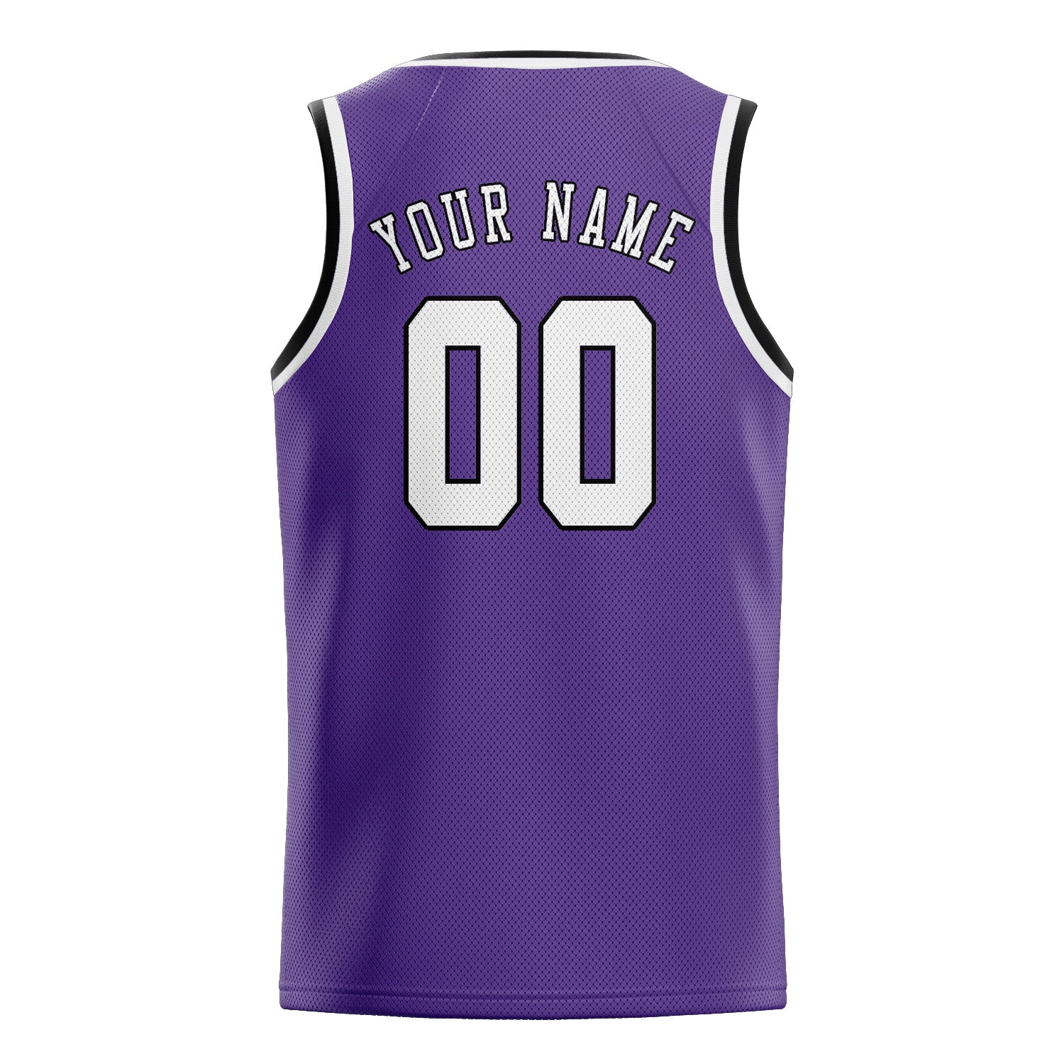Custom Light Purple White Basketball Jersey