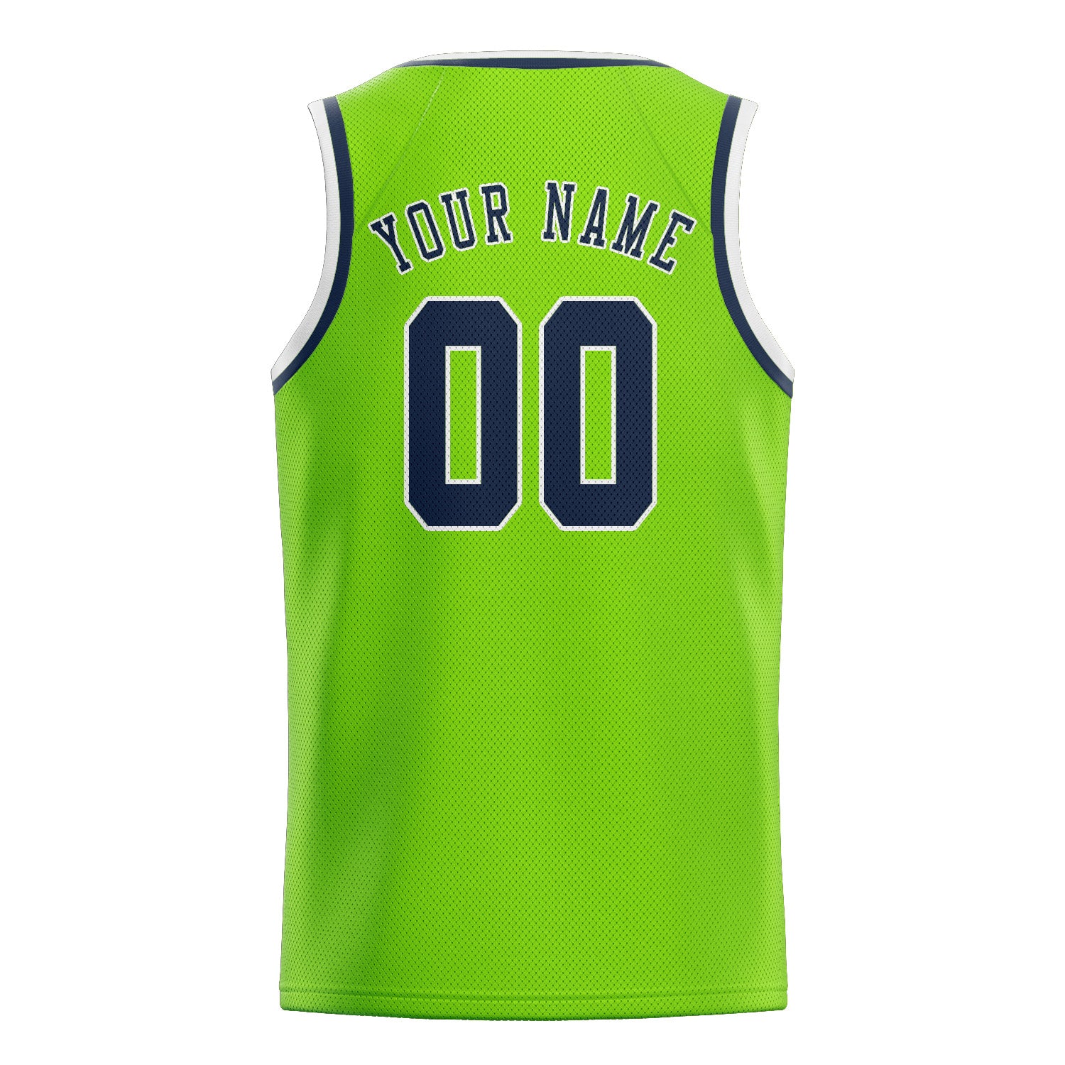 Custom Emerald Green Blue Basketball Jersey
