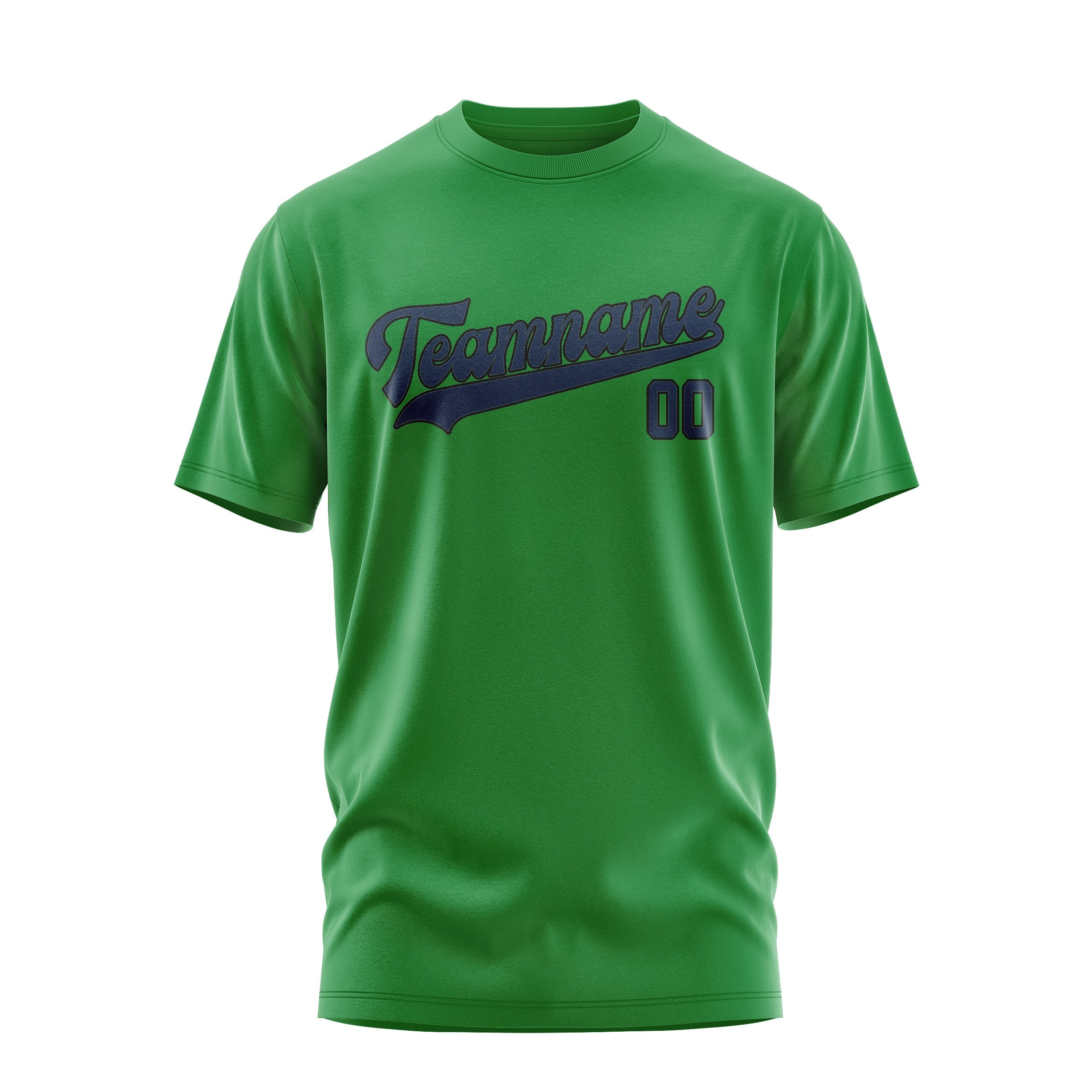 Custom Emerald Green Blue T-Shirt
