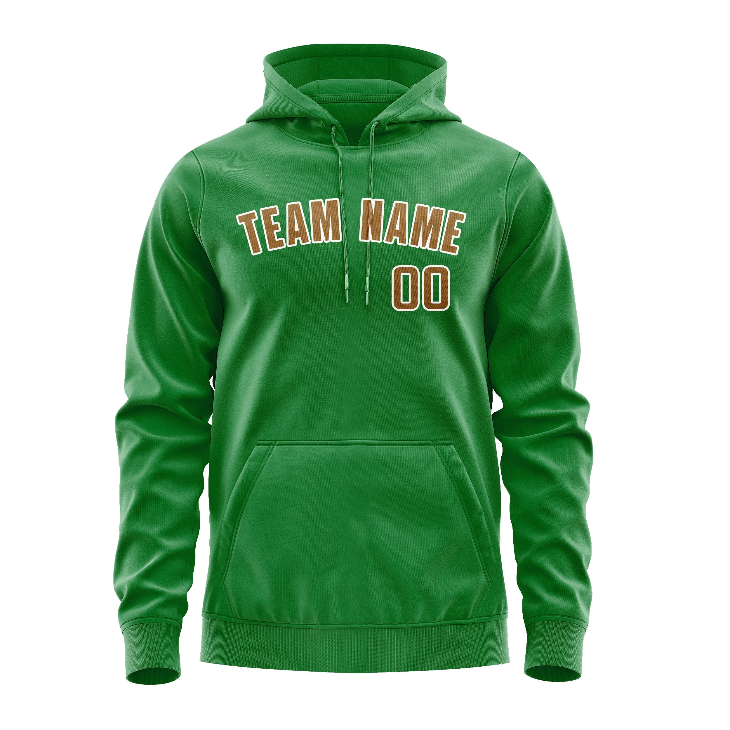 Custom Emerald Green Khaki Hoodie