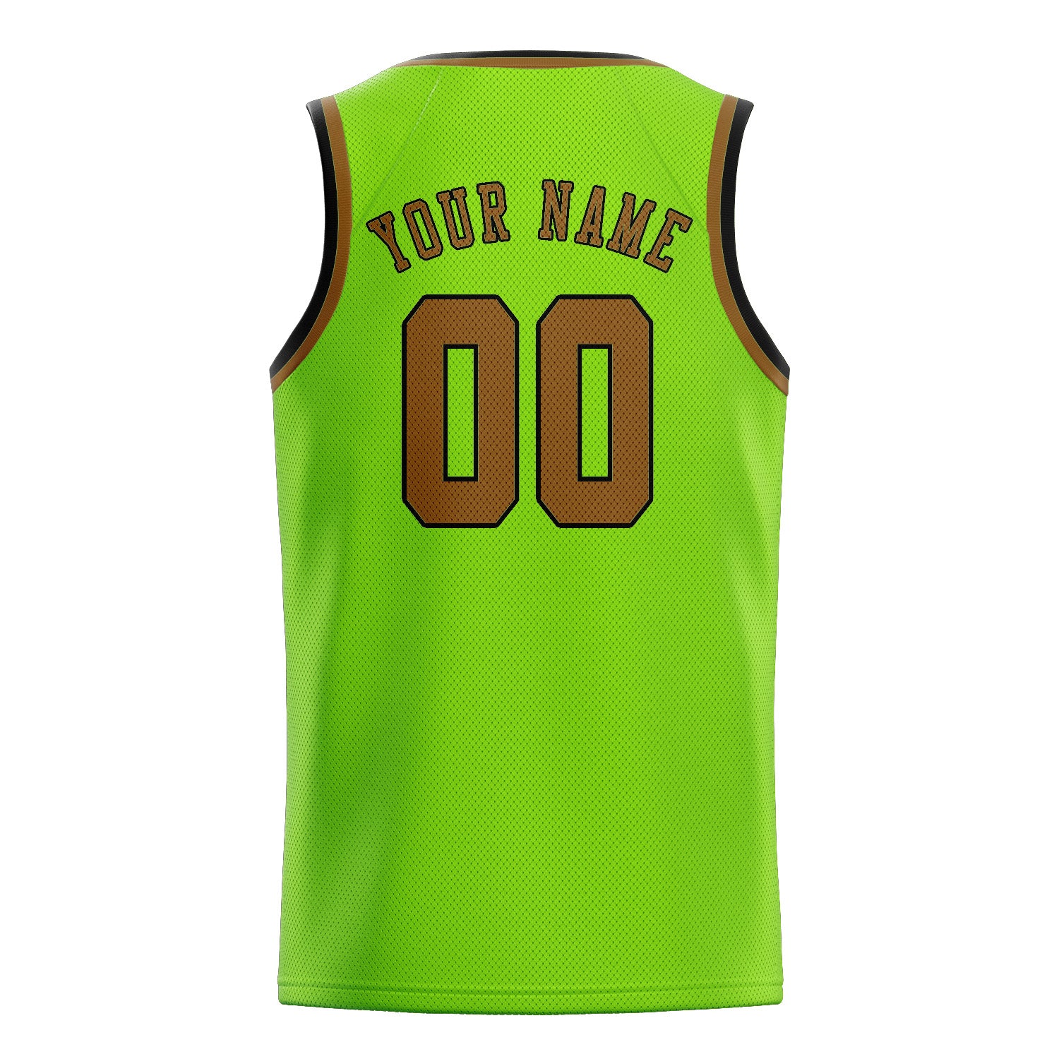 Custom Emerald Green Khaki Basketball Jersey