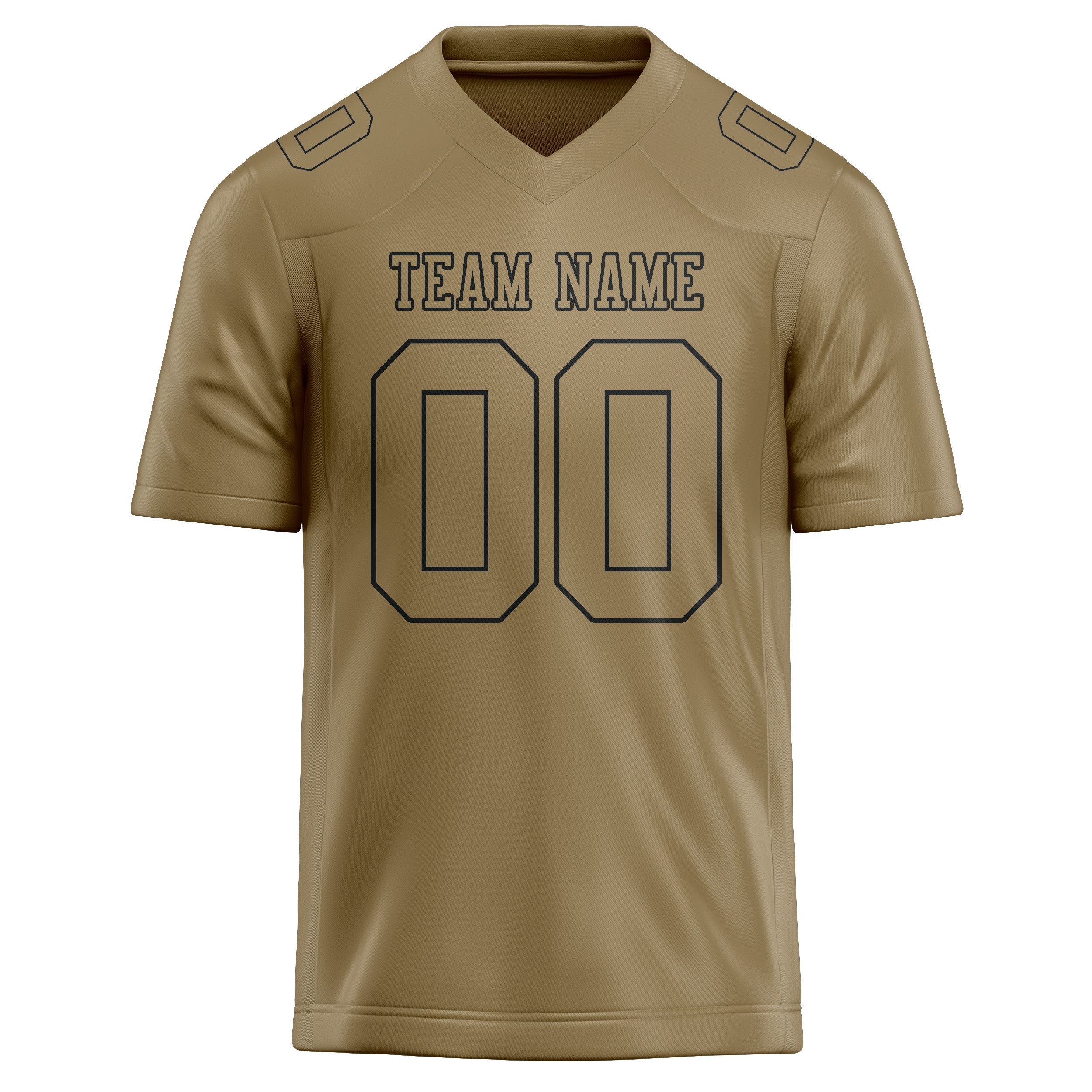 Custom Light Khaki Light Khaki Football Jersey