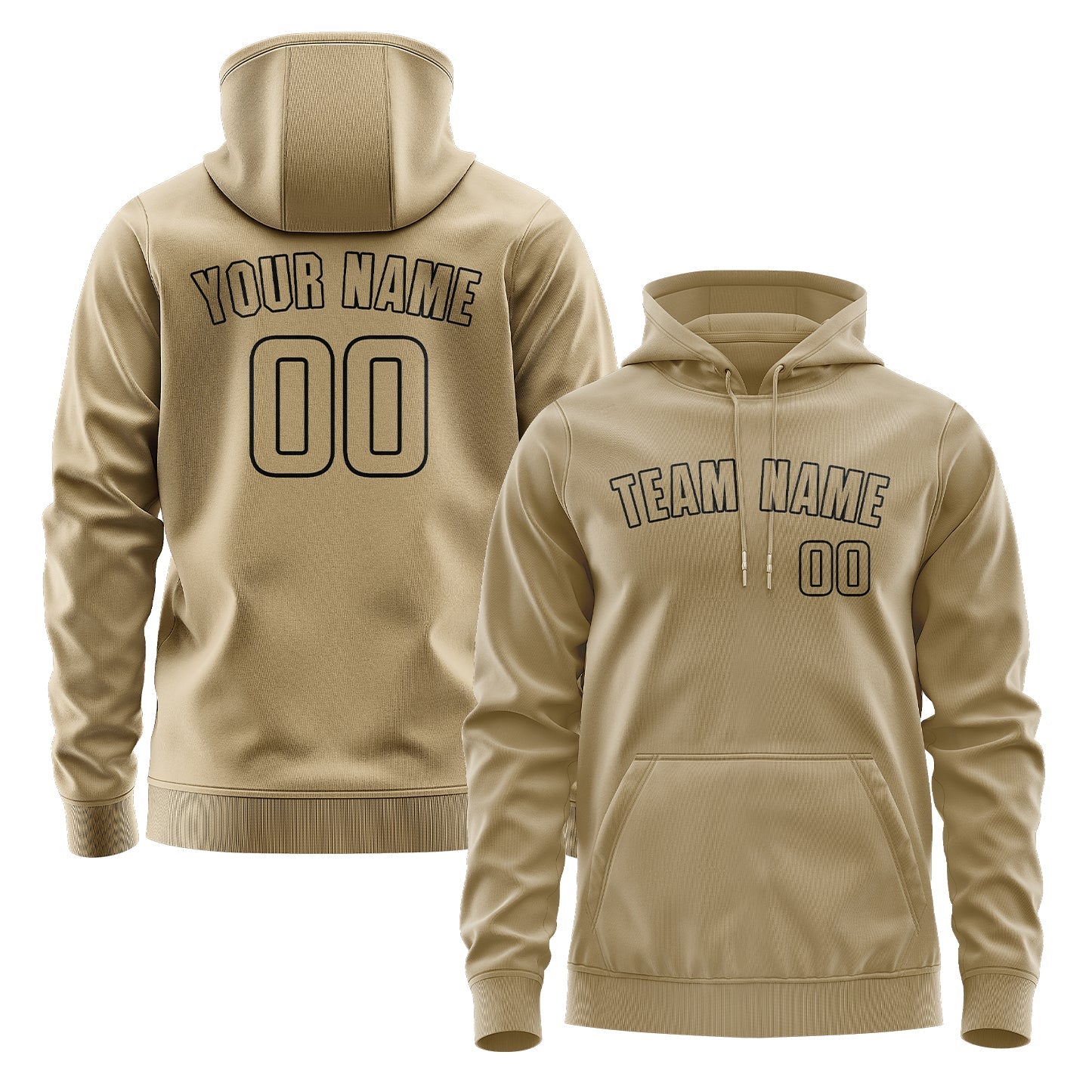 Custom Light Khaki Light Khaki Hoodie