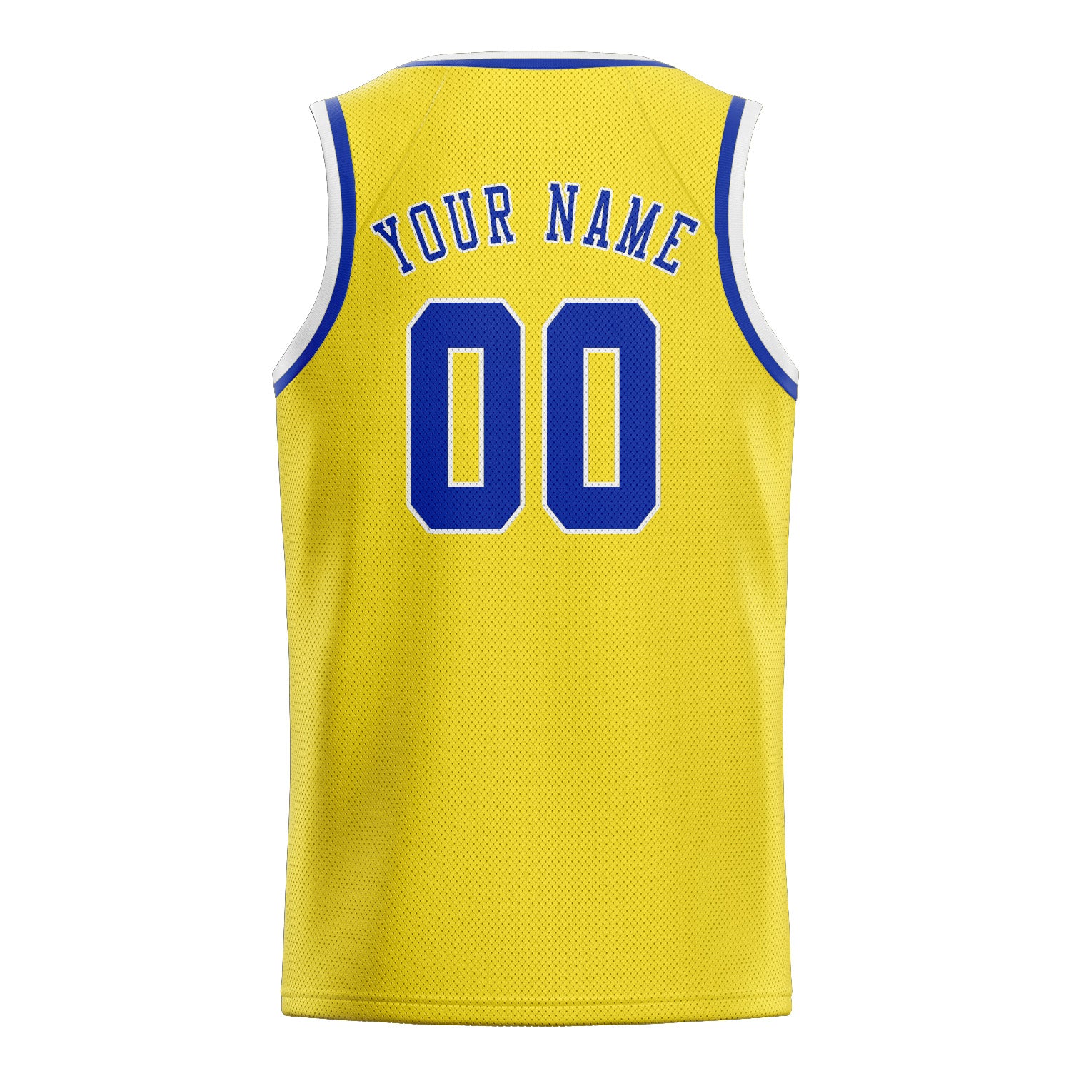 Custom Light Yellow Sky Blue Basketball Jersey