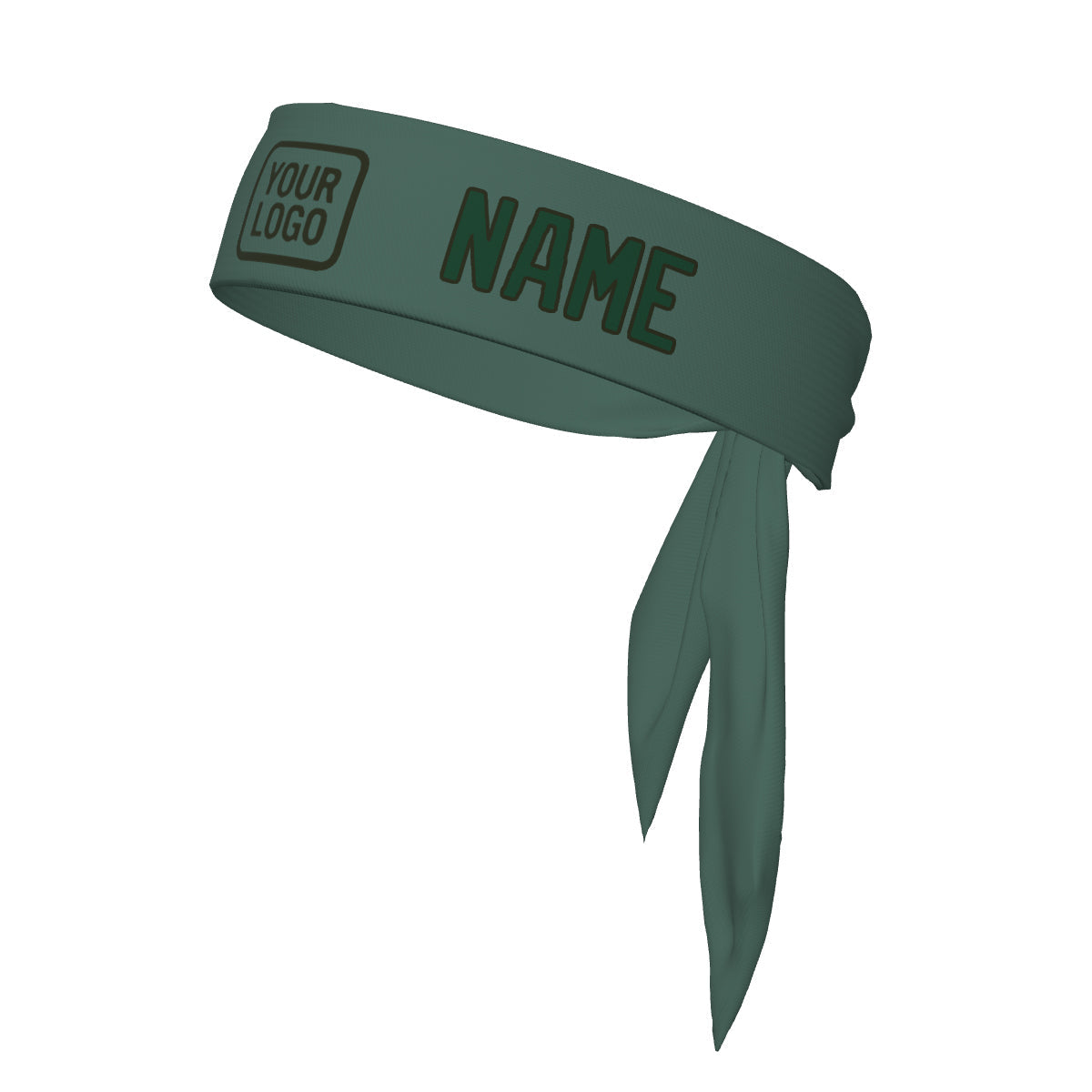 Custom Blue Green Green Headband