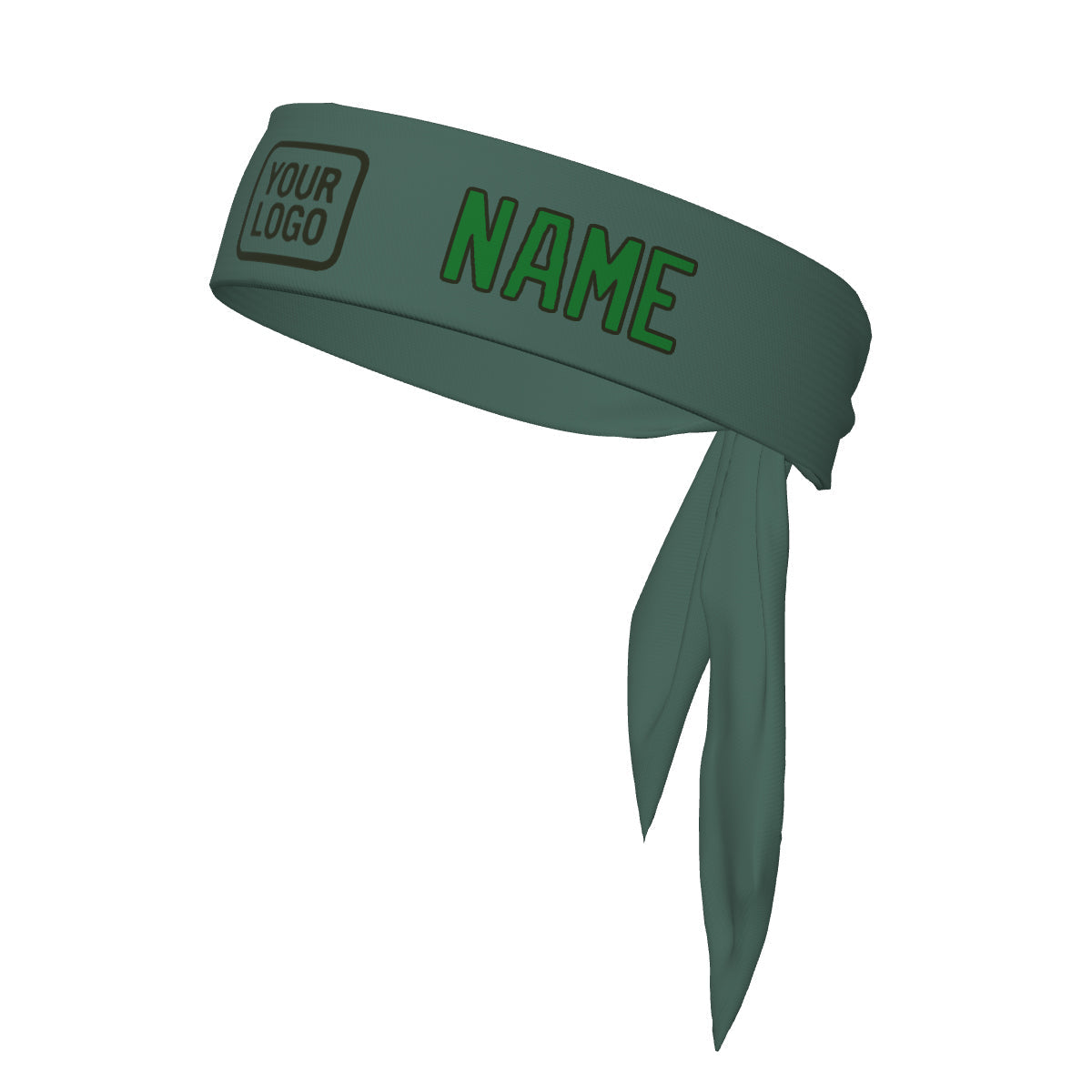Custom Blue Green Emerald Green Headband