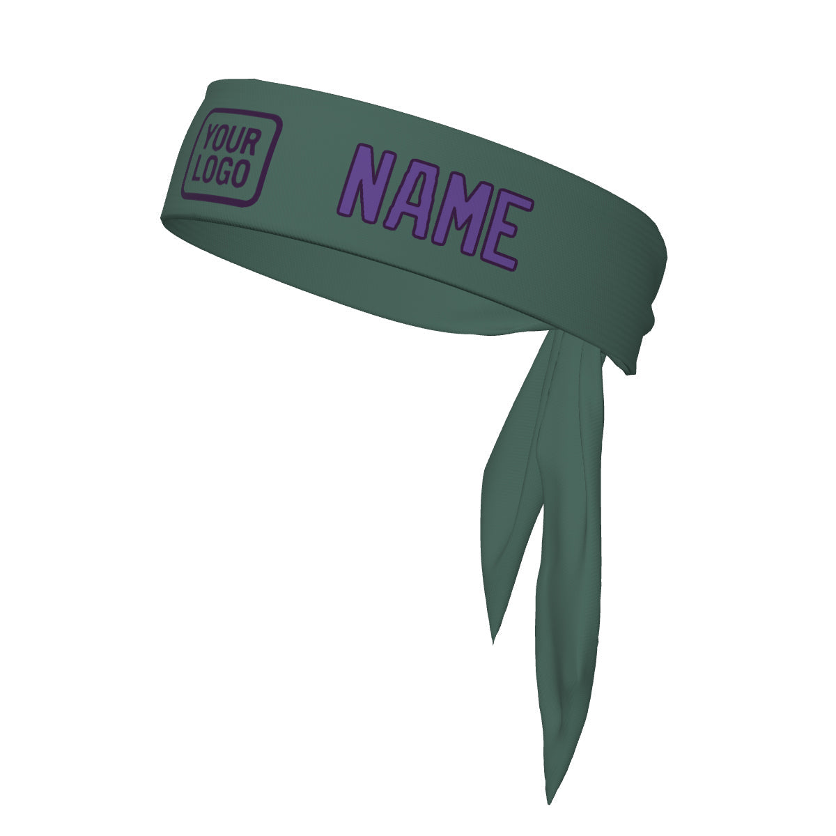 Custom Blue Green Light Purple Headband