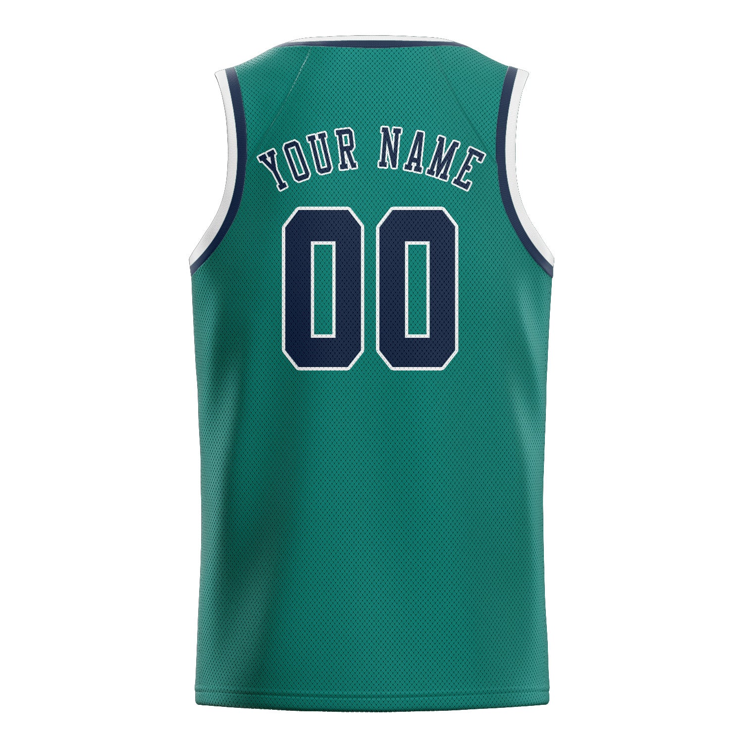 Custom Blue Green Blue Basketball Jersey