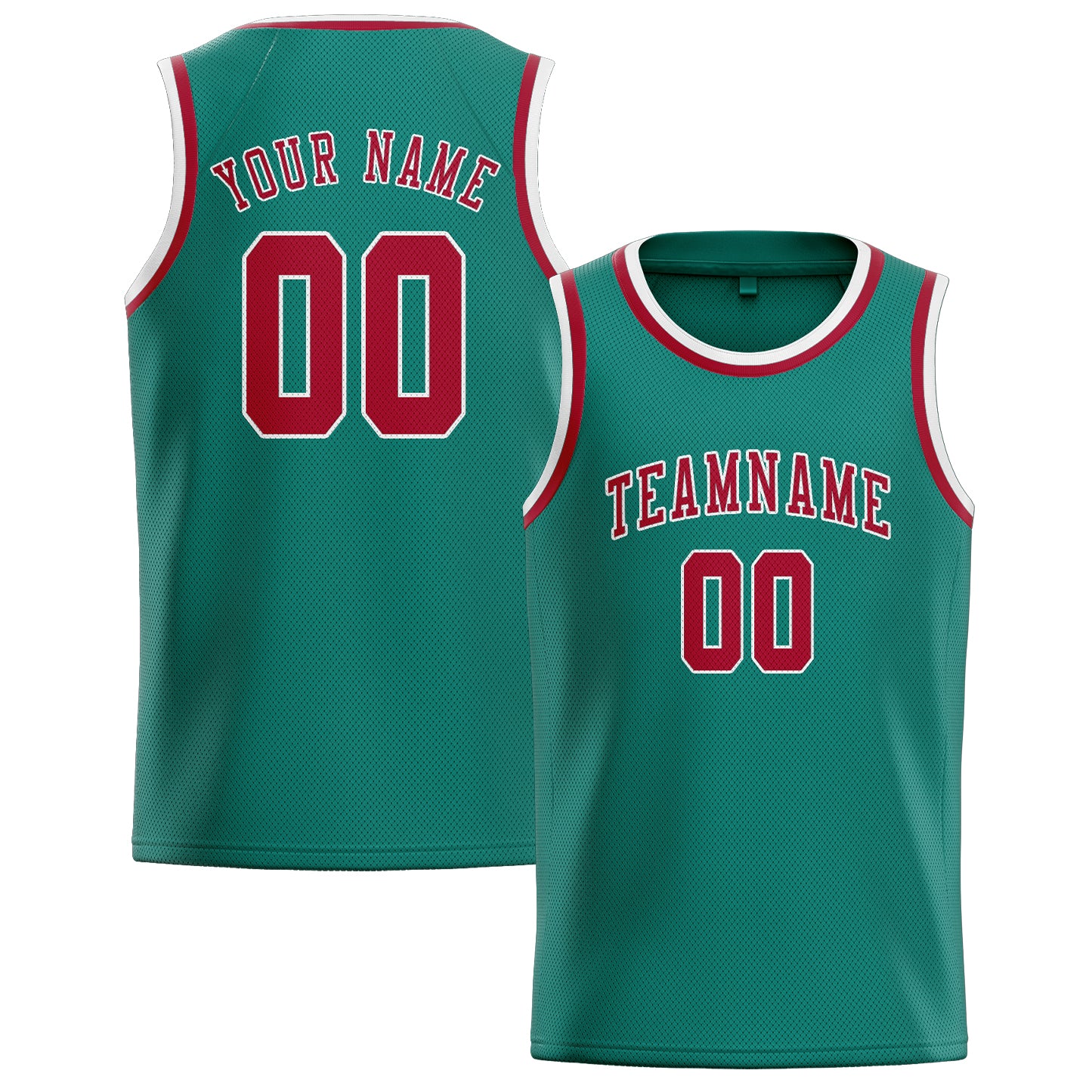 Custom Blue Green Red Basketball Jersey