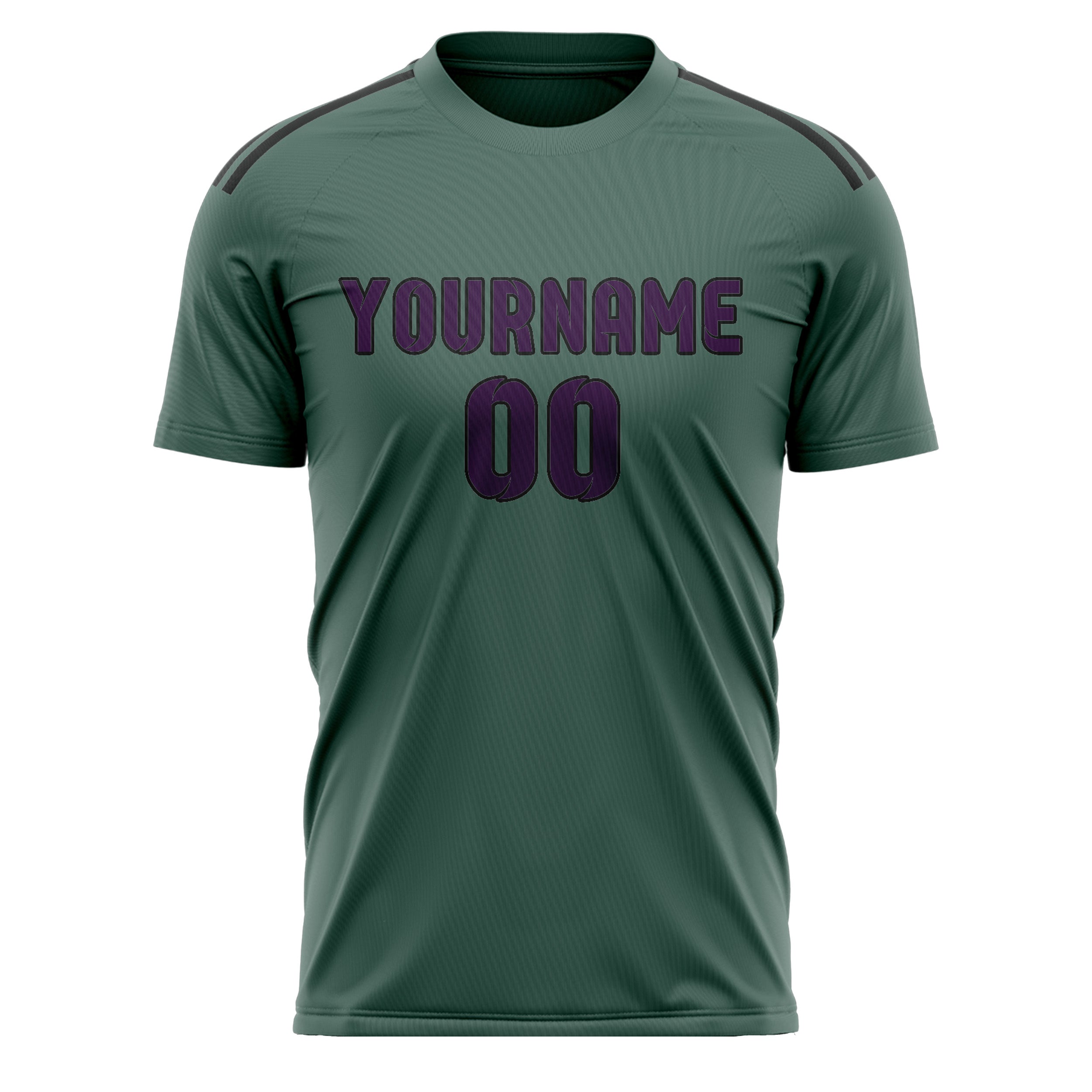 Custom Blue Green Purple Soccer Jersey