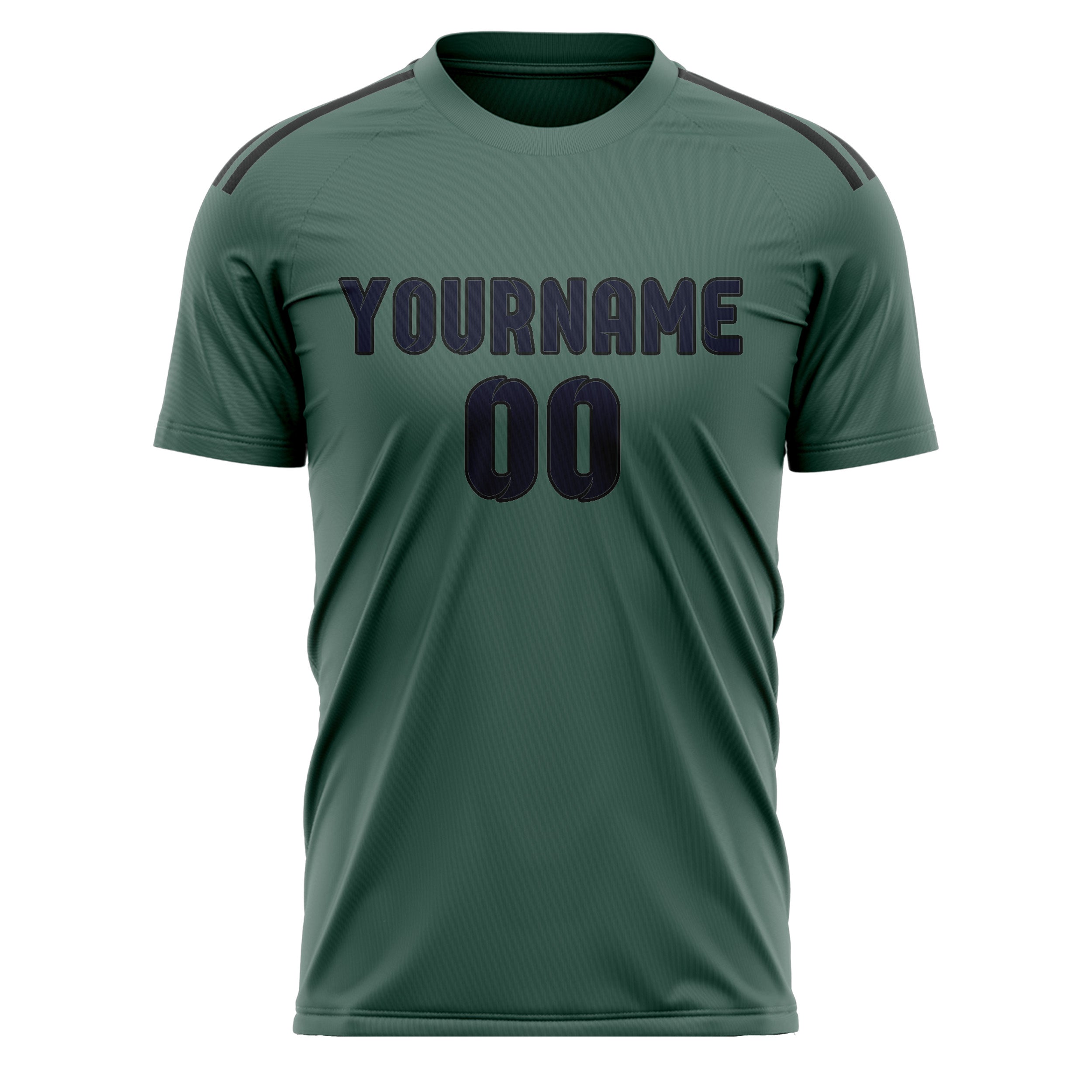 Custom Blue Green Navy Soccer Jersey