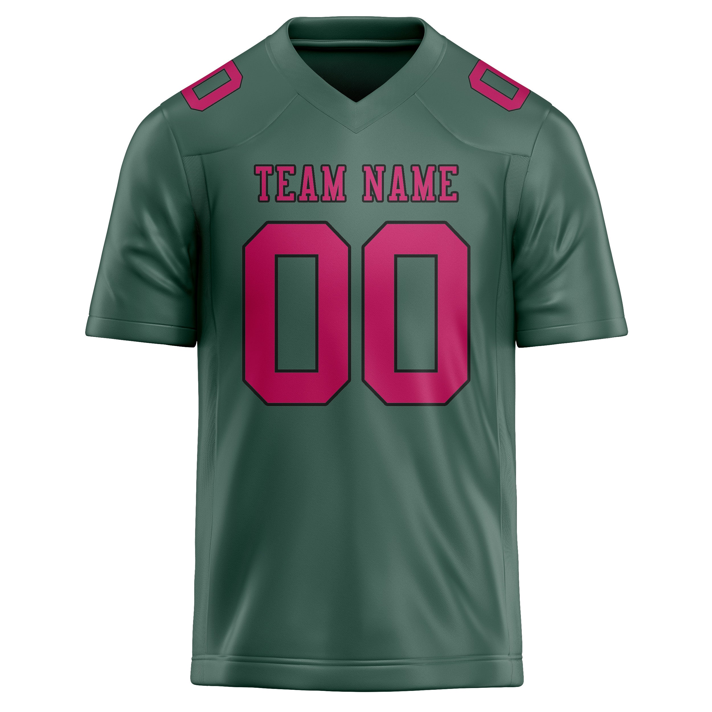 Custom Blue Green Pink Football Jersey
