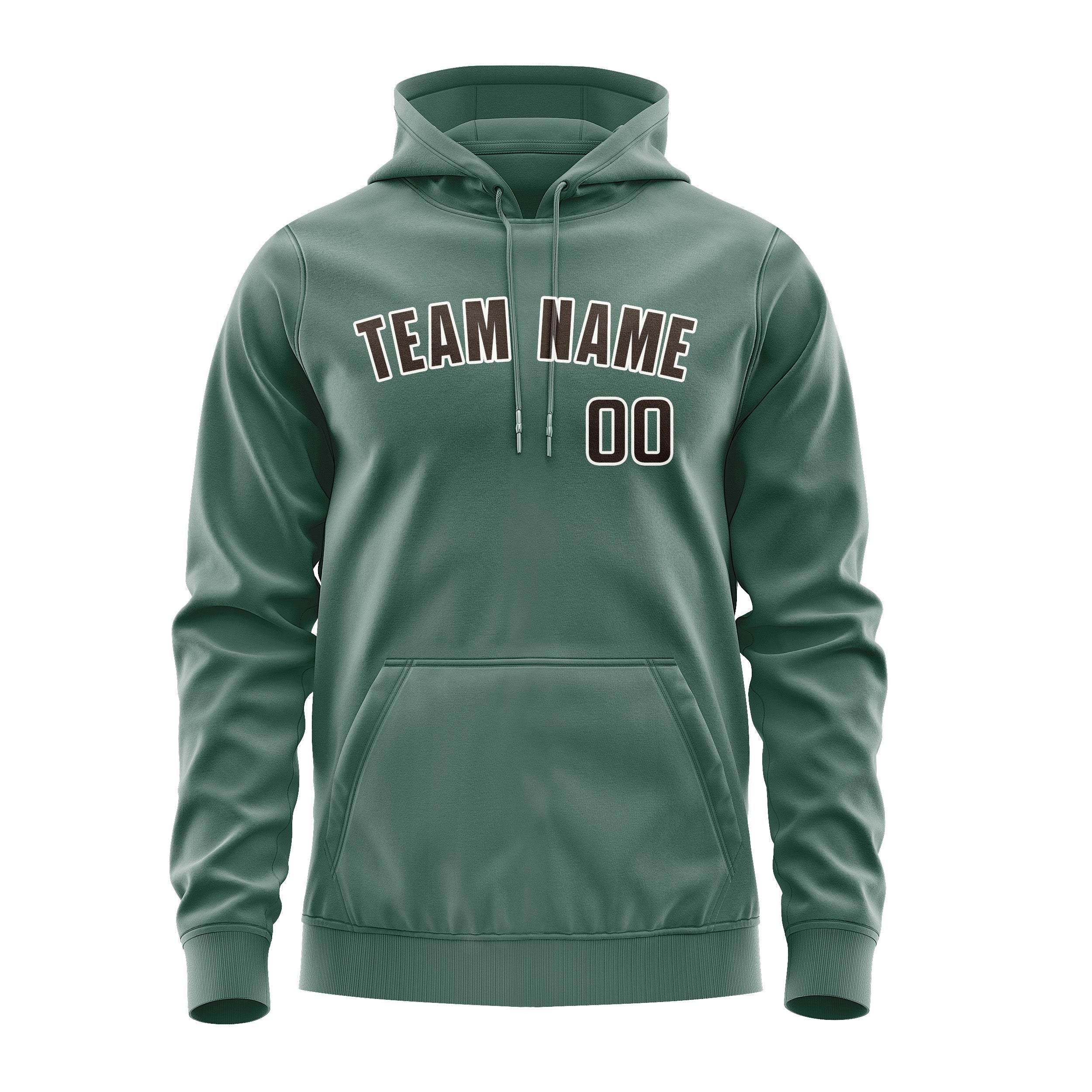 Custom Blue Green Brown Hoodie