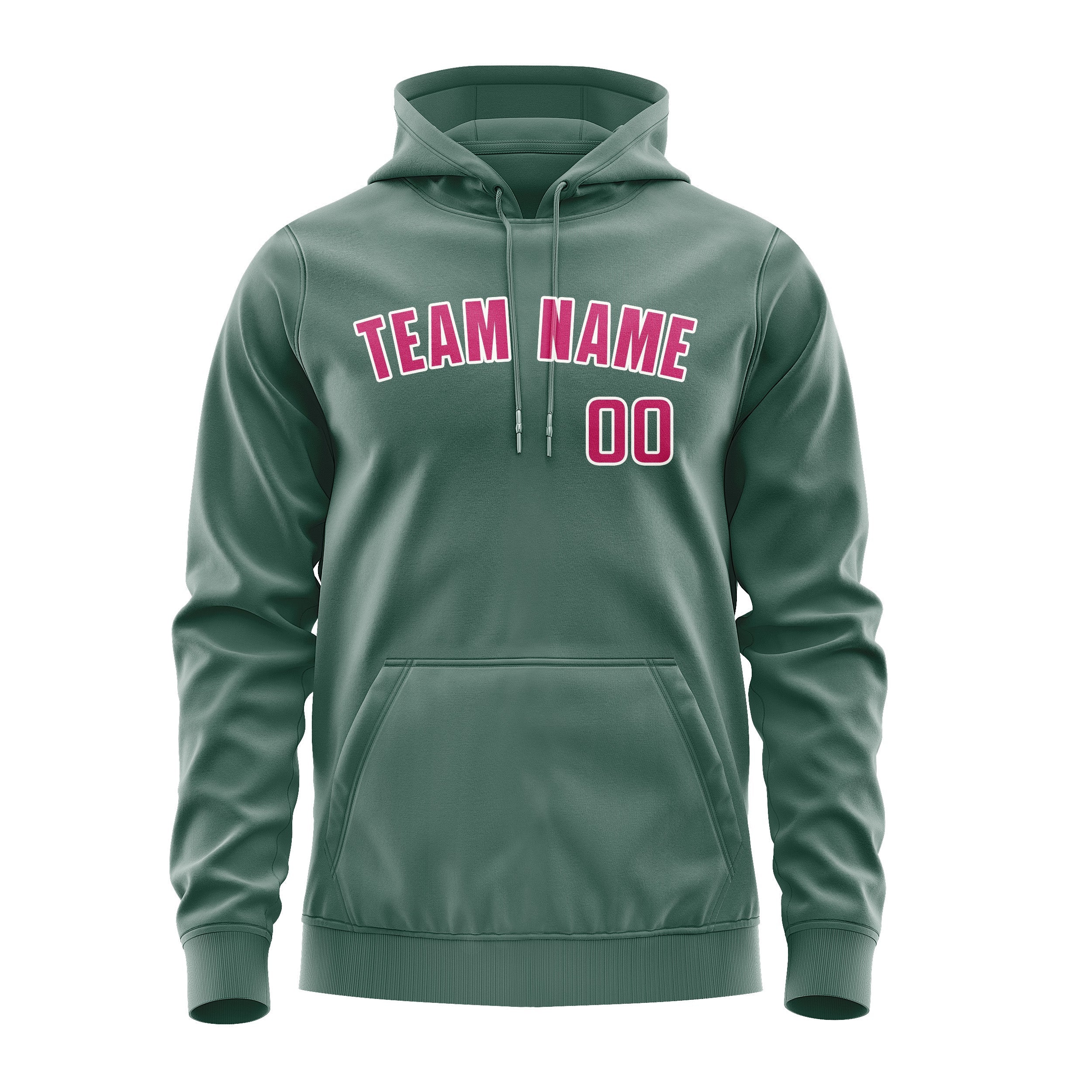 Custom Blue Green Pink Hoodie