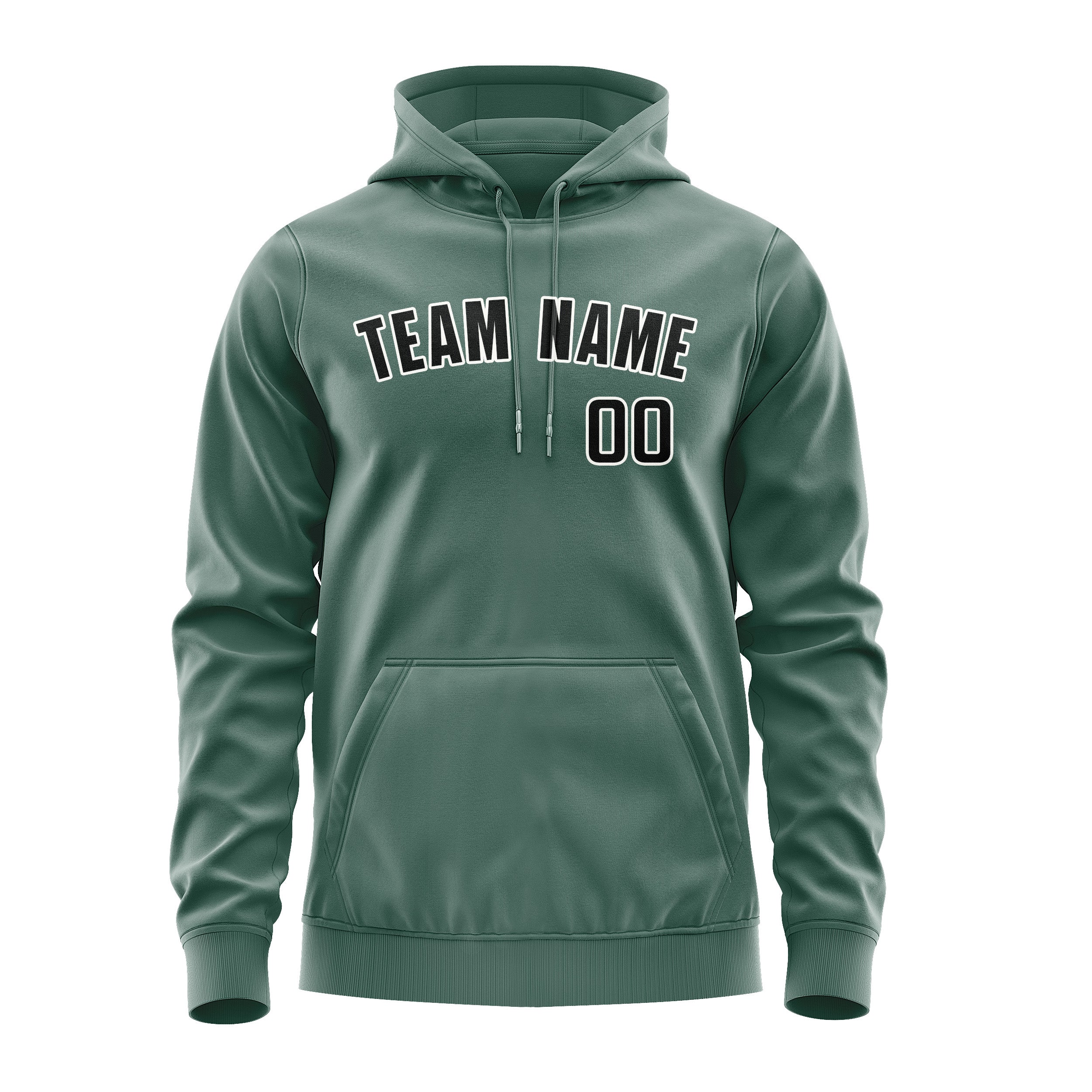 Custom Blue Green Black Hoodie