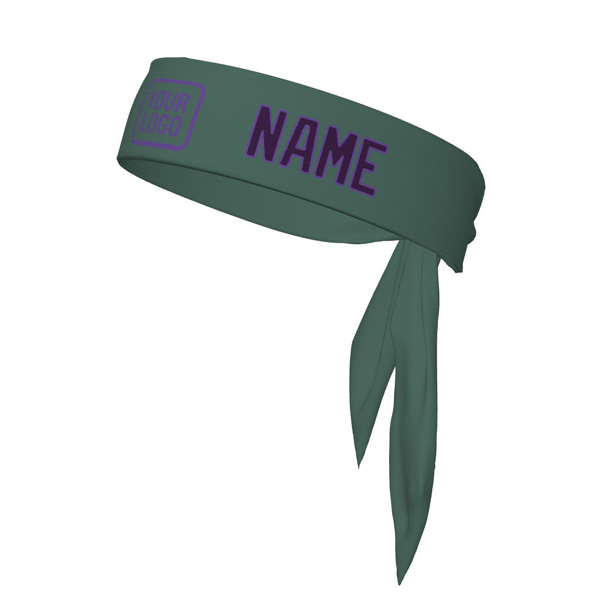 Custom Blue Green Purple Headband