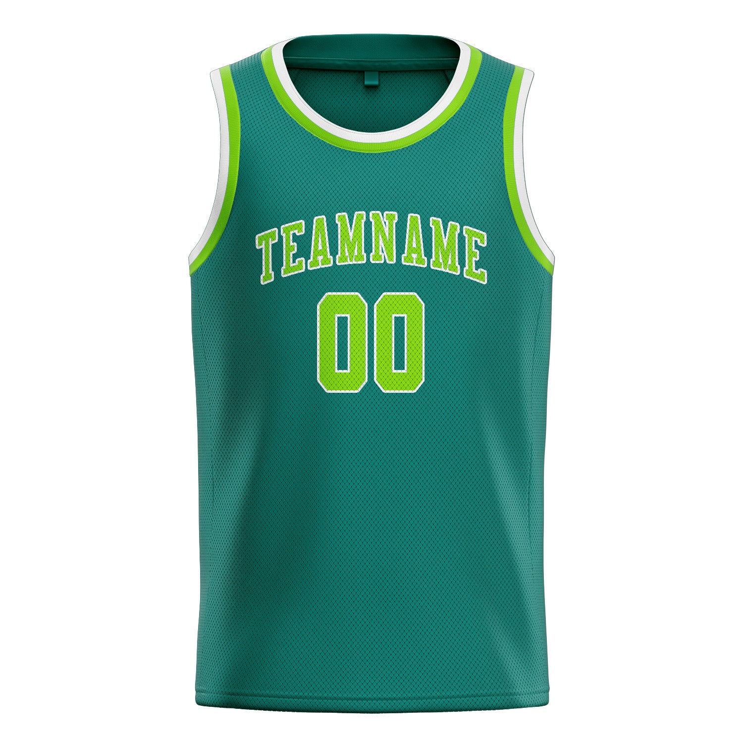 Custom Blue Green Emerald Green Basketball Jersey