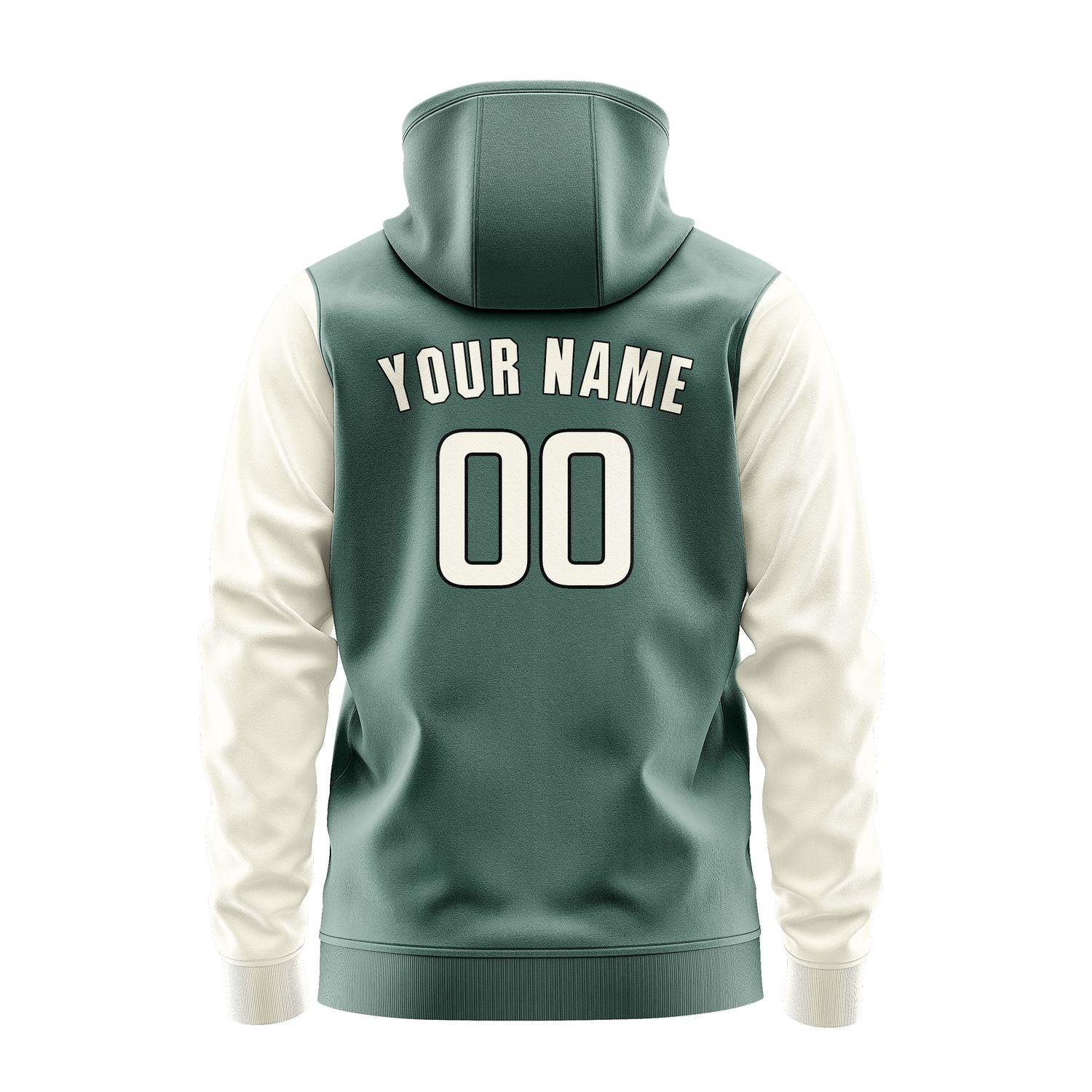 Custom Blue Green Cream Hoodie 2727030327B31703