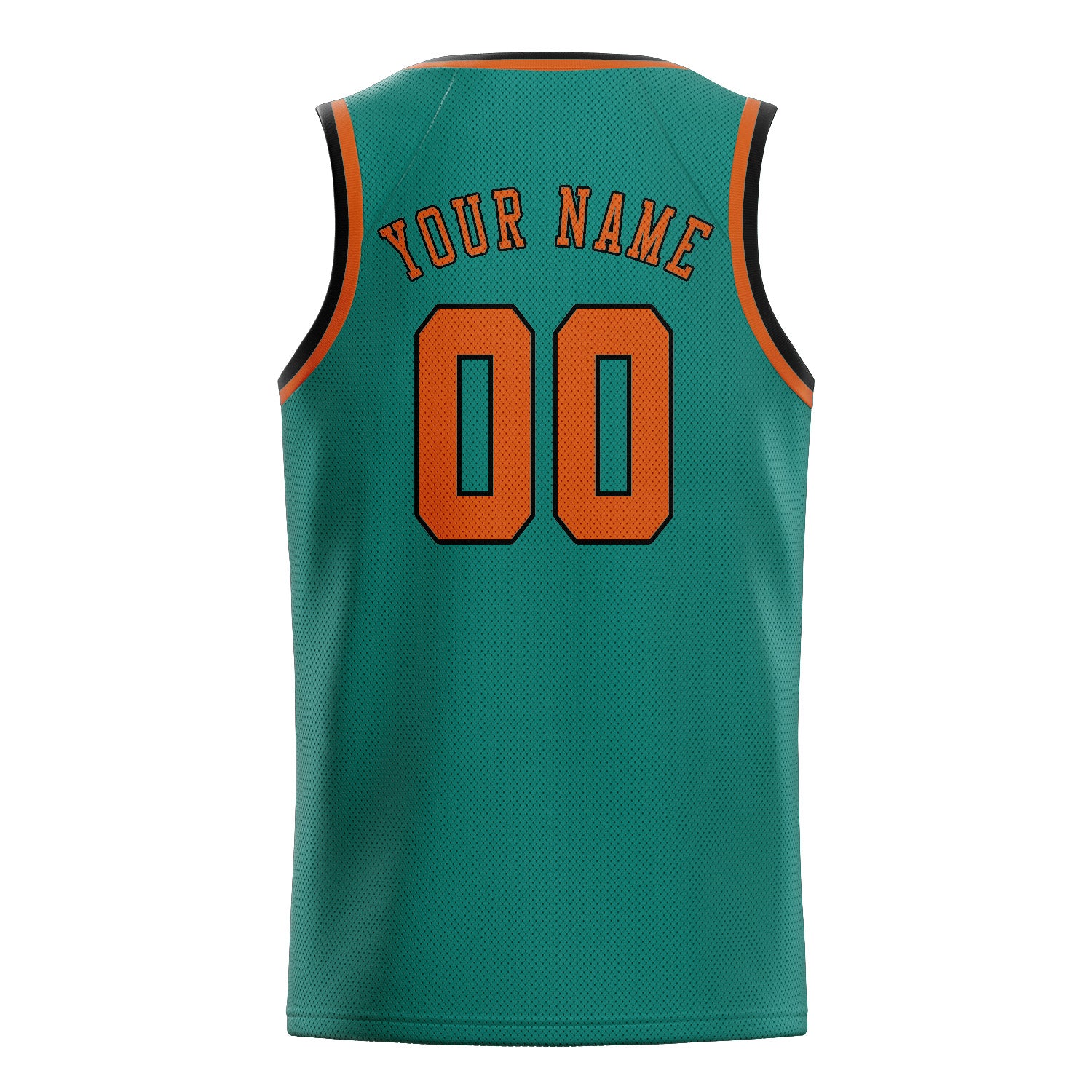 Custom Blue Green Orange Basketball Jersey