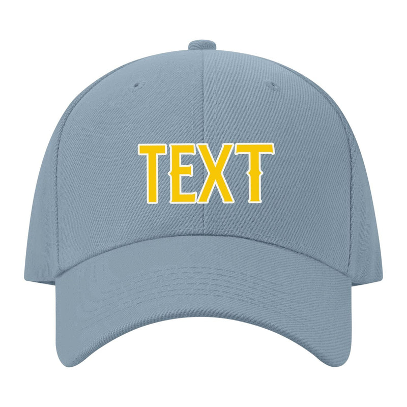 Custom Slate Gray Peach Powder Hat 27B21830