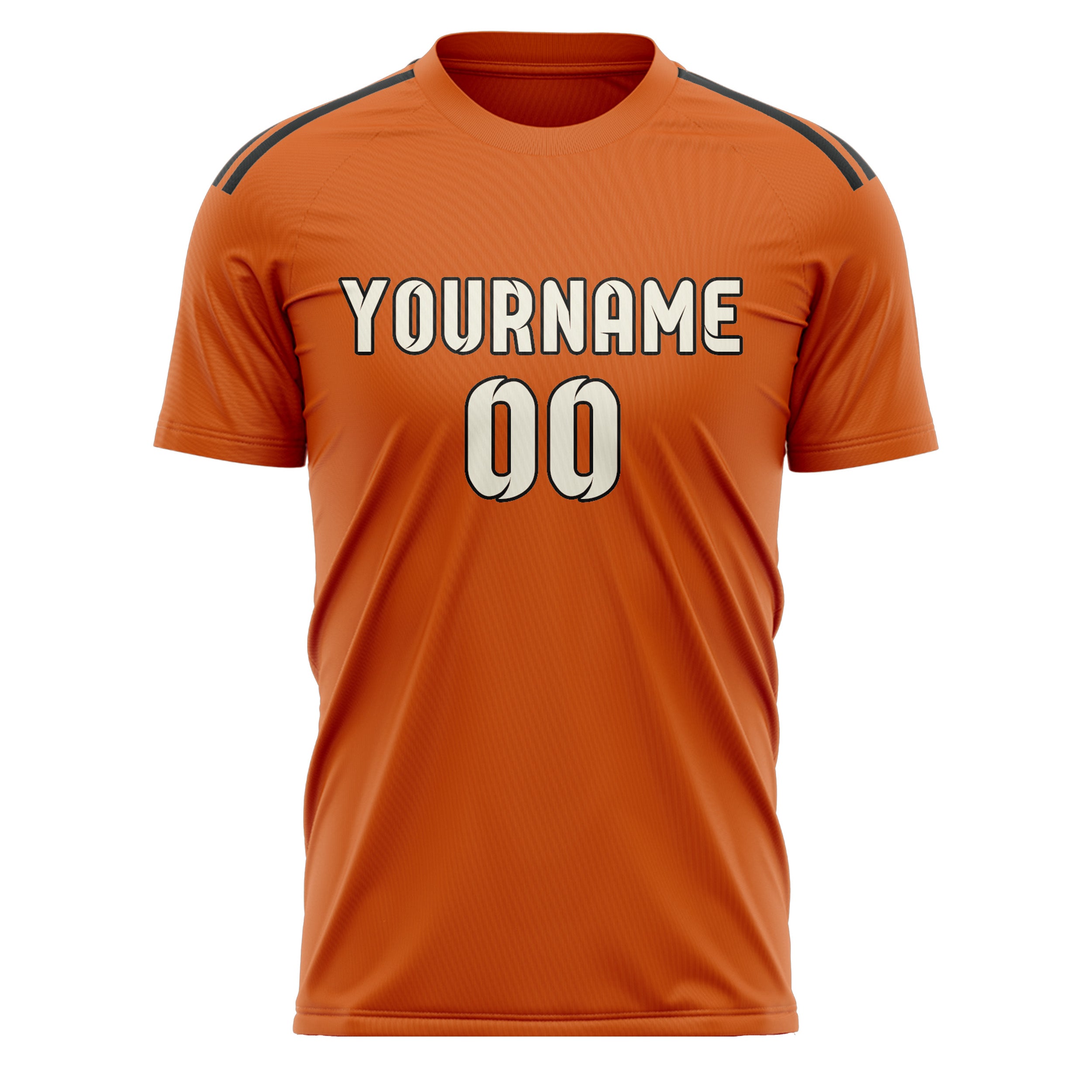 Custom Orange Cream Soccer Jersey