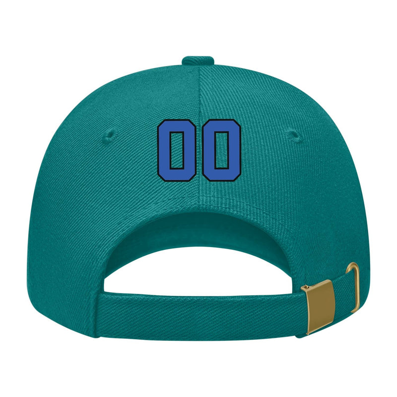 Custom Blue Green Navy Hat 28B21709