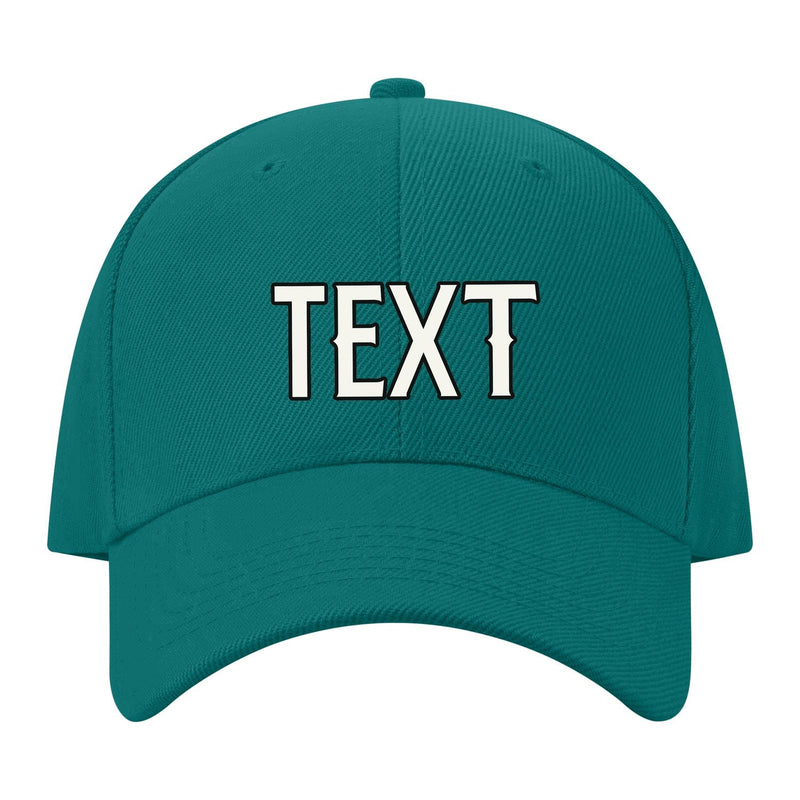 Custom Blue Green Pale Ice Blue Hat 28B21718