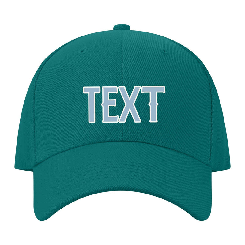 Custom Blue Green Dark Grey Hat 28B21808