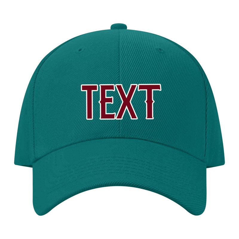 Custom Blue Green Khaki Hat 28B21815