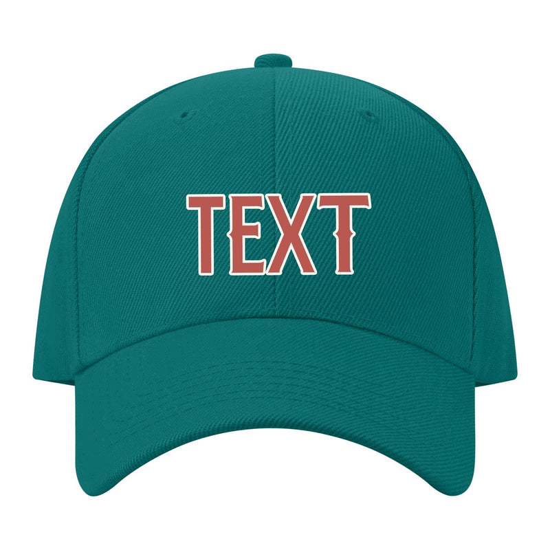 Custom Blue Green Emerald Green Hat 28B21829