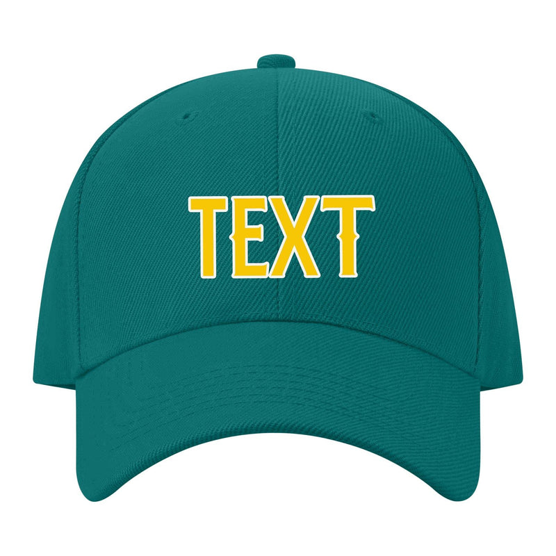 Custom Blue Green Peach Powder Hat 28B21830