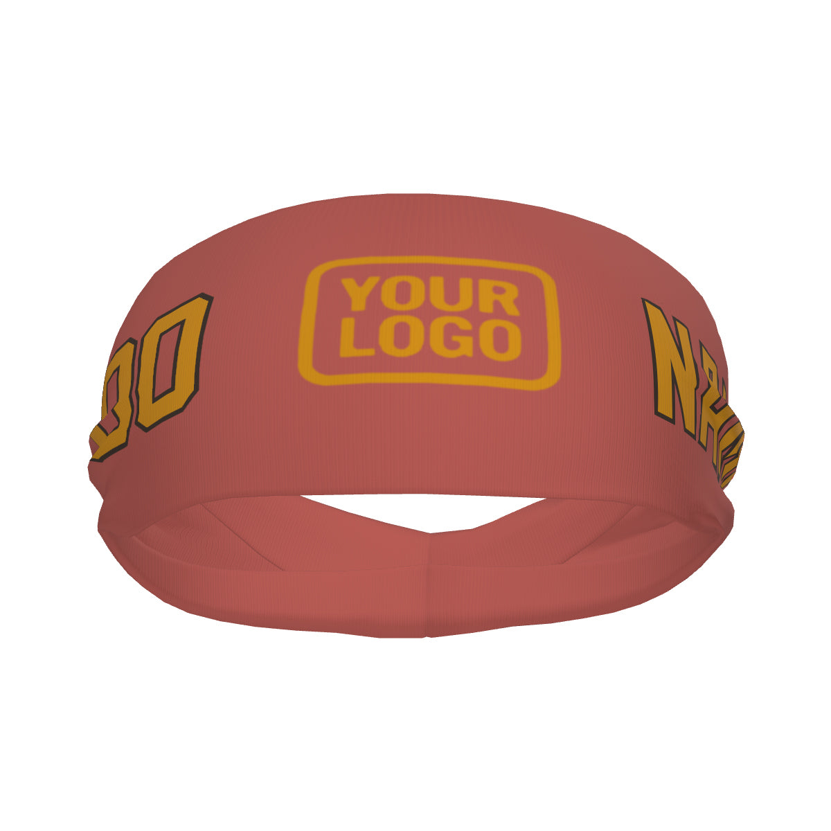 Custom Copper Rose Yellow Sports headband