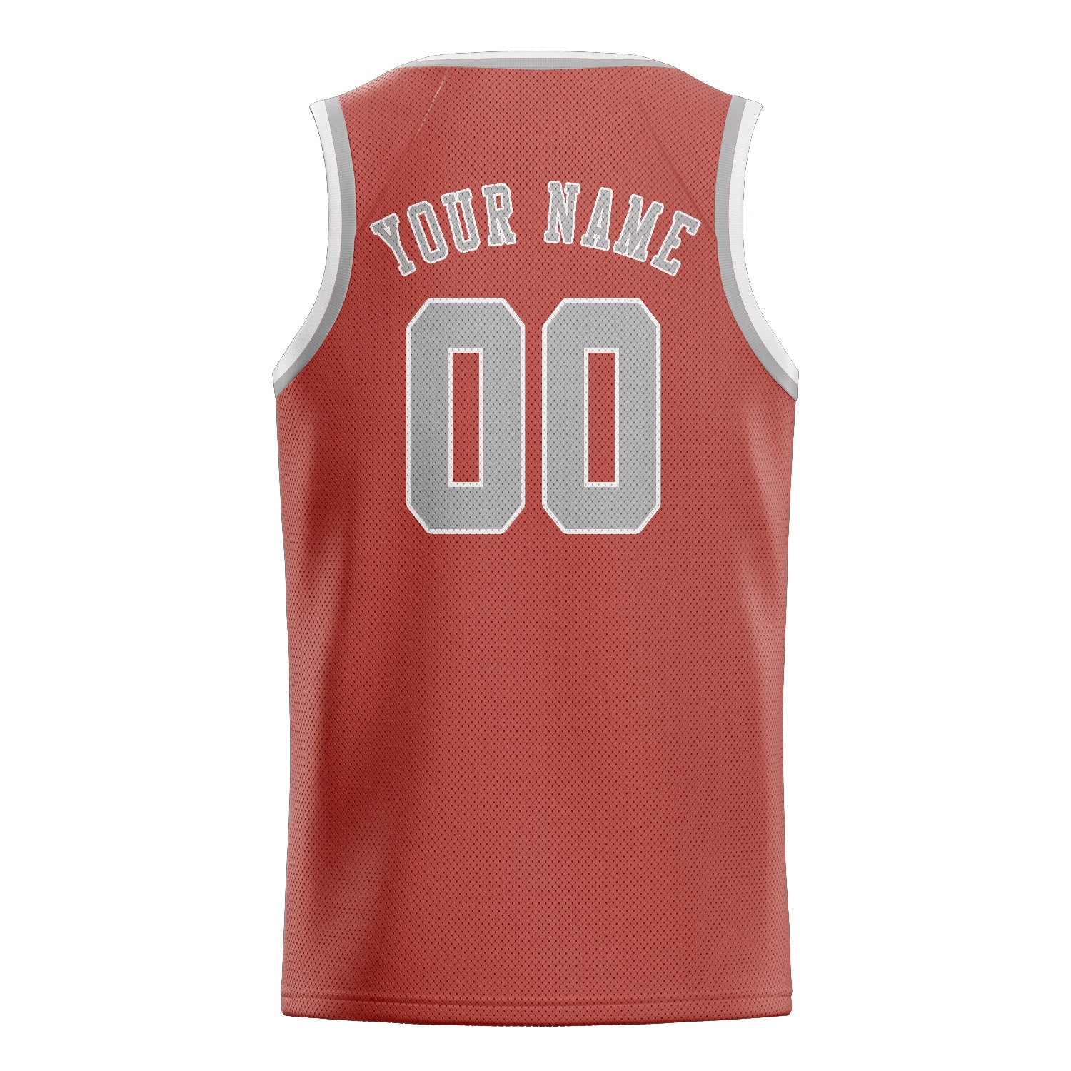 Custom Copper Rose Gray Basketball Jersey