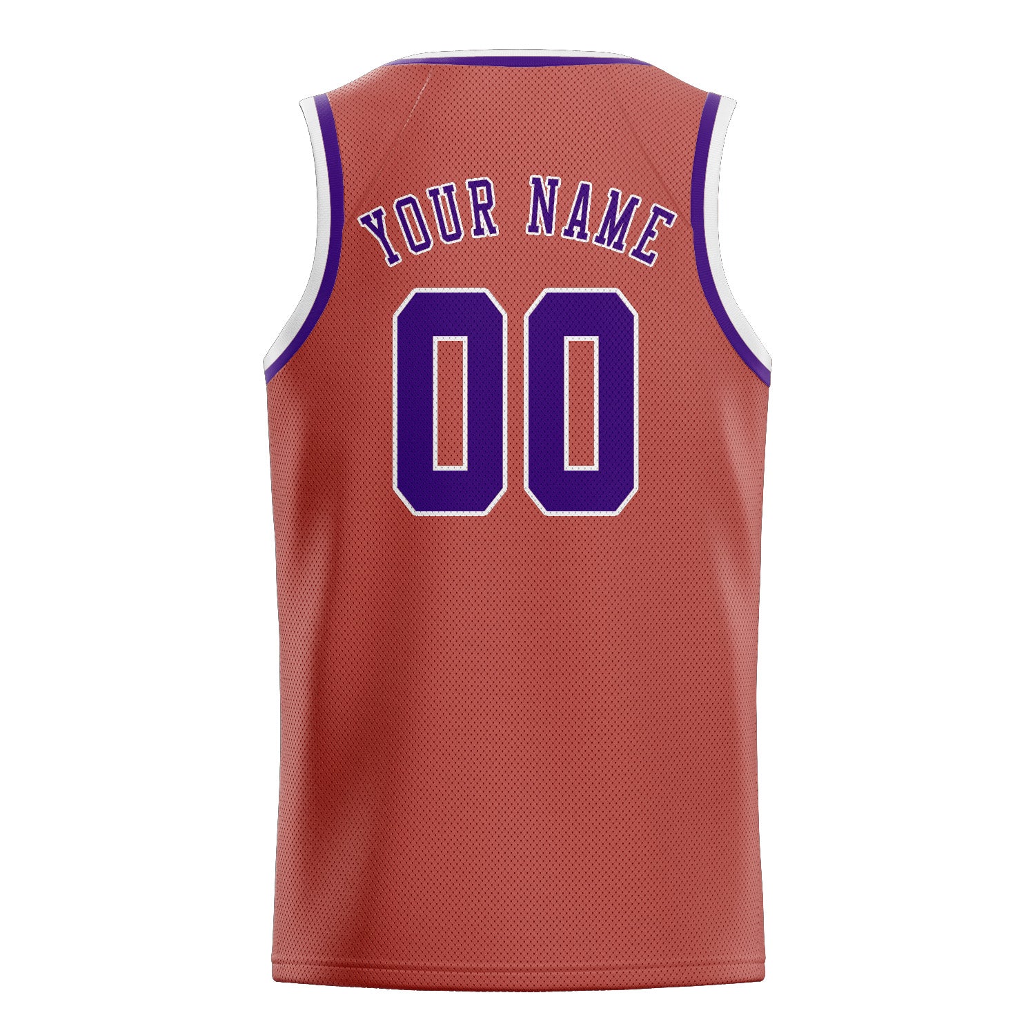 Custom Copper Rose Purple Basketball Jersey